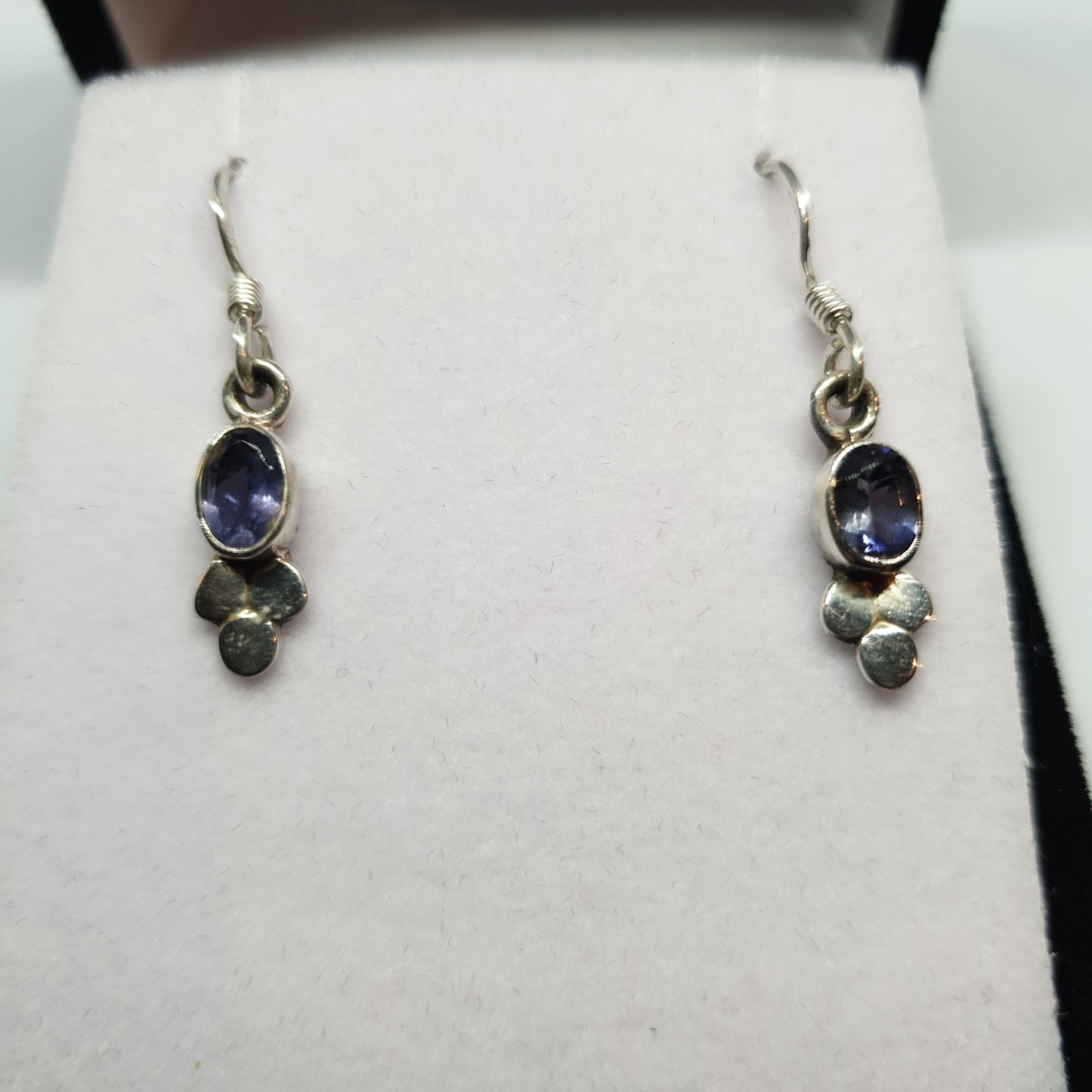 Iolite 925 Sterling Silver earrings - Rivendell Shop