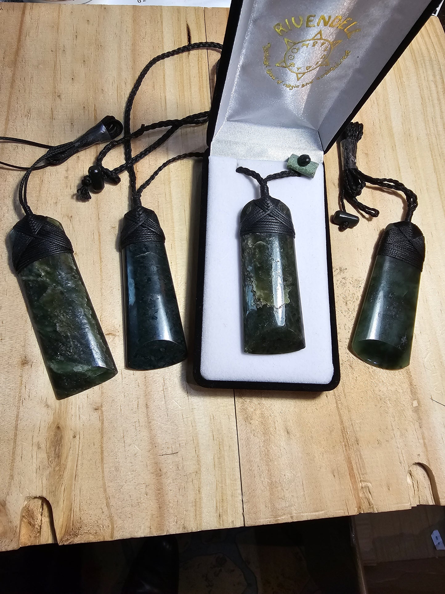 Large Greenstone Toki Pendant - Rivendell Shop