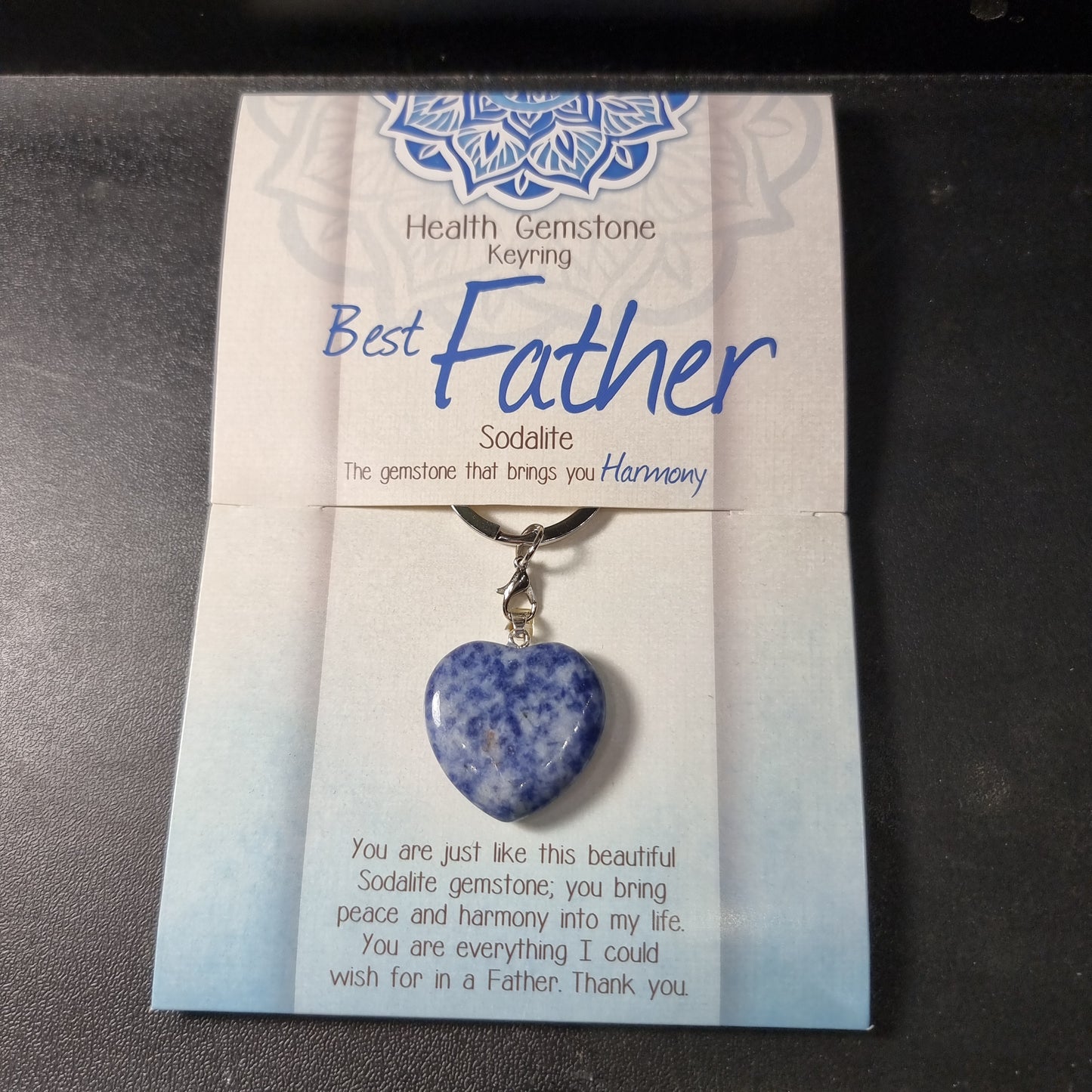 Sodalite keyring (father) - Rivendell Shop