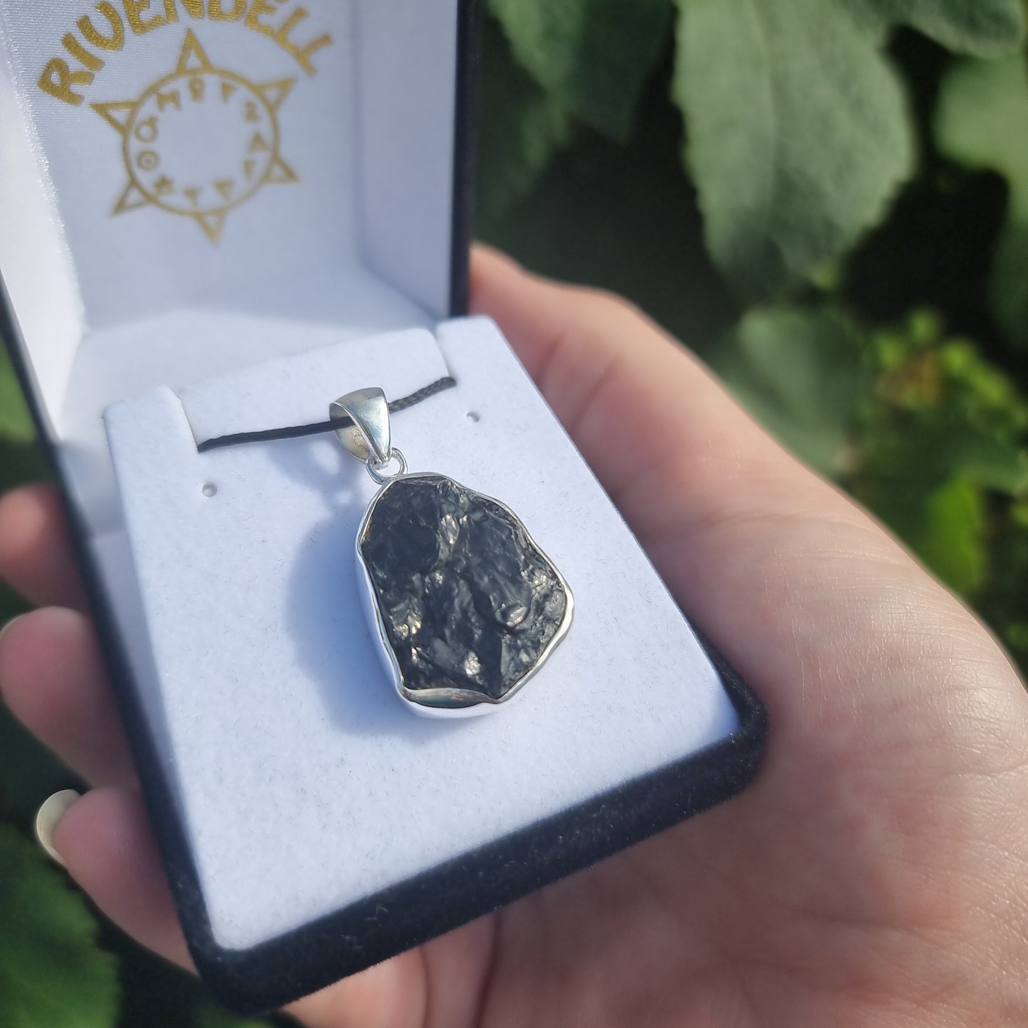 Black tourmaline pendants - Rivendell Shop
