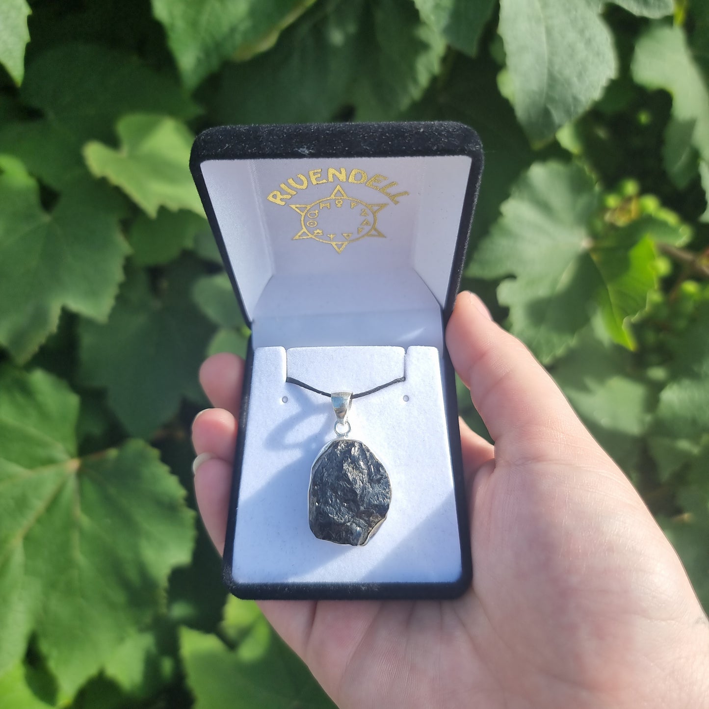 Black tourmaline pendants - Rivendell Shop
