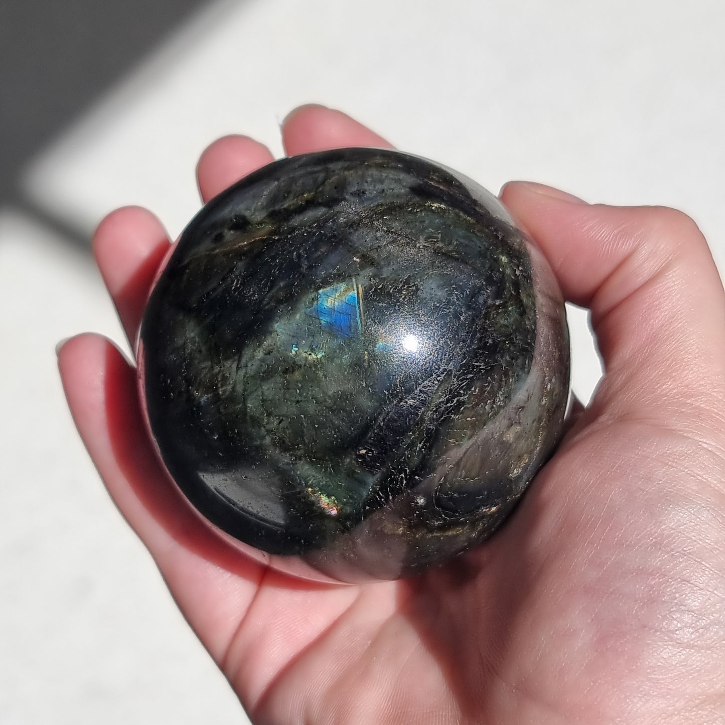 Labradorite sphere - Rivendell Shop
