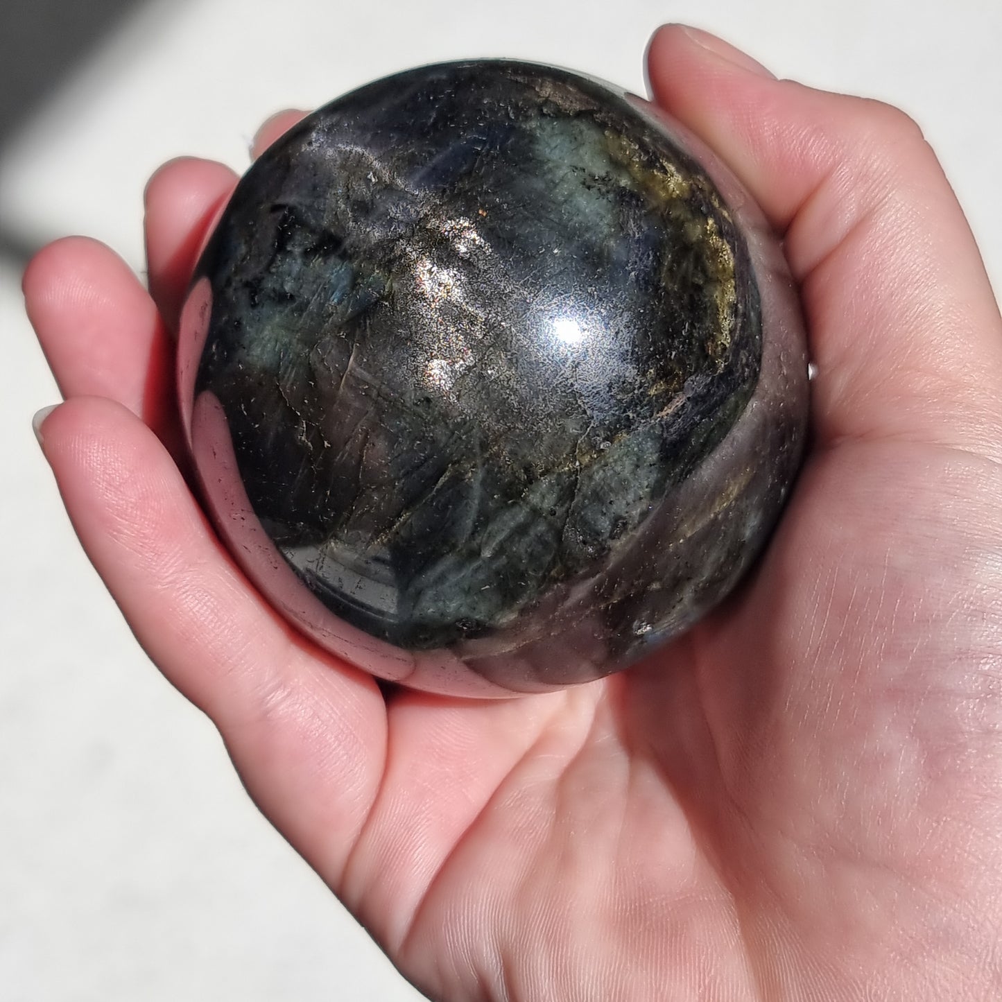 Labradorite sphere - Rivendell Shop