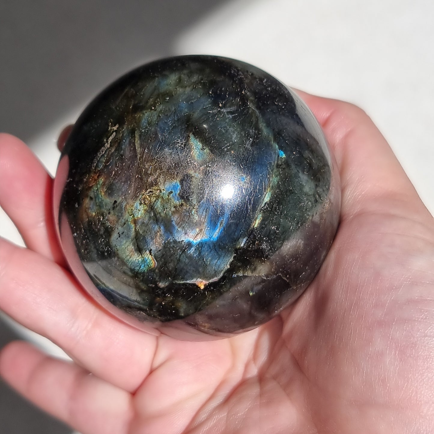 Labradorite sphere - Rivendell Shop