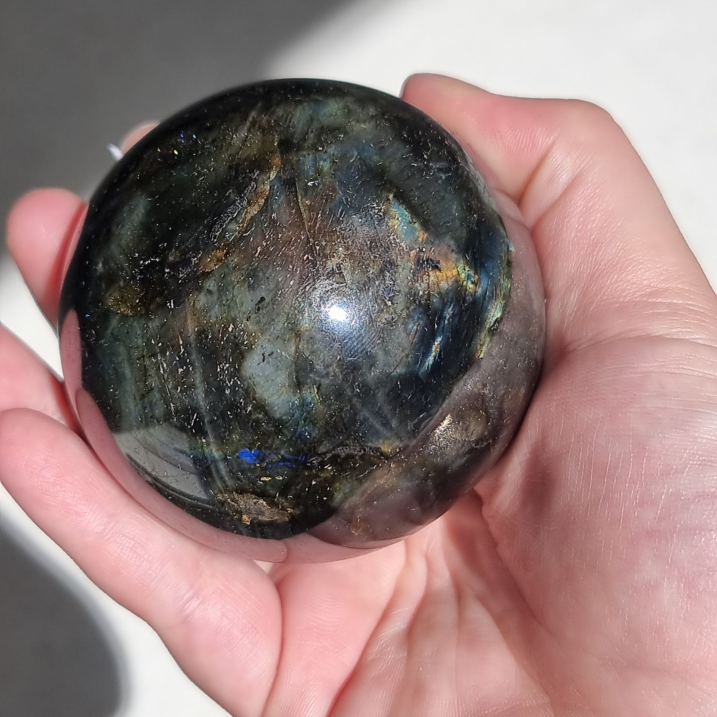Labradorite sphere - Rivendell Shop
