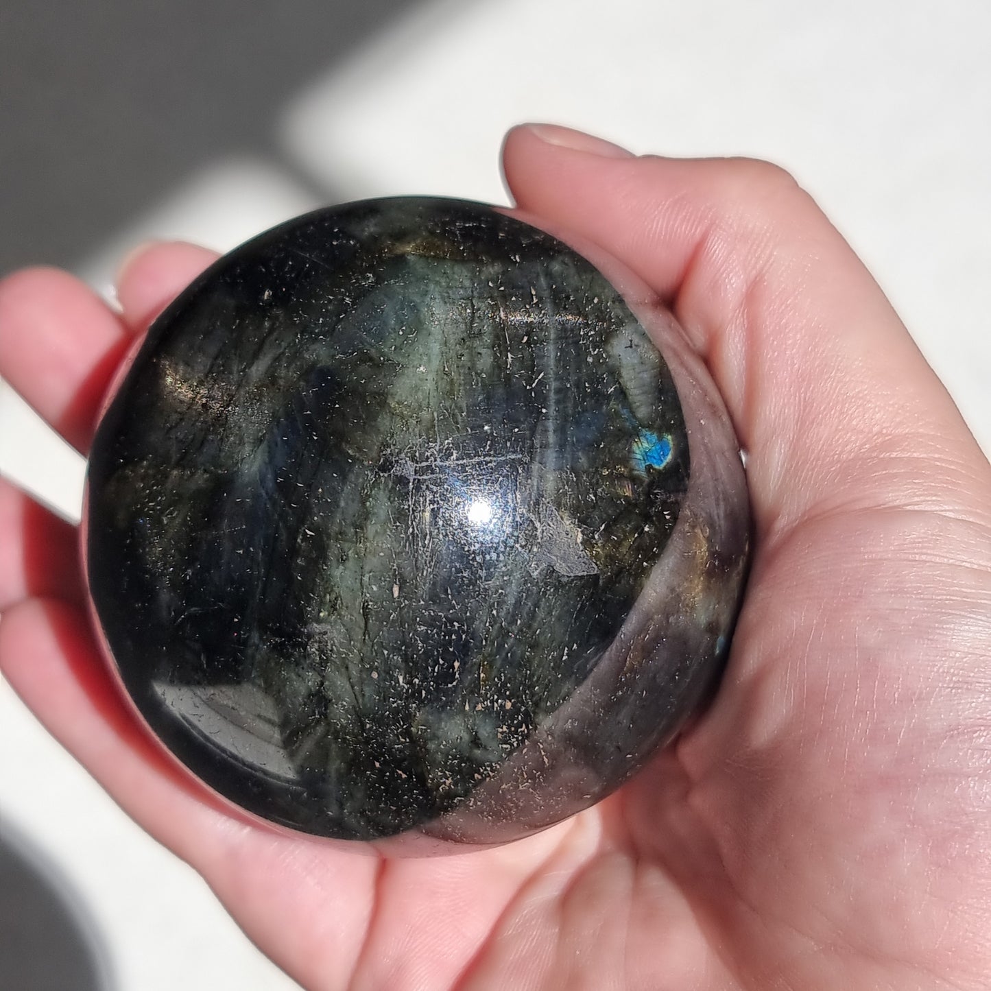 Labradorite sphere - Rivendell Shop