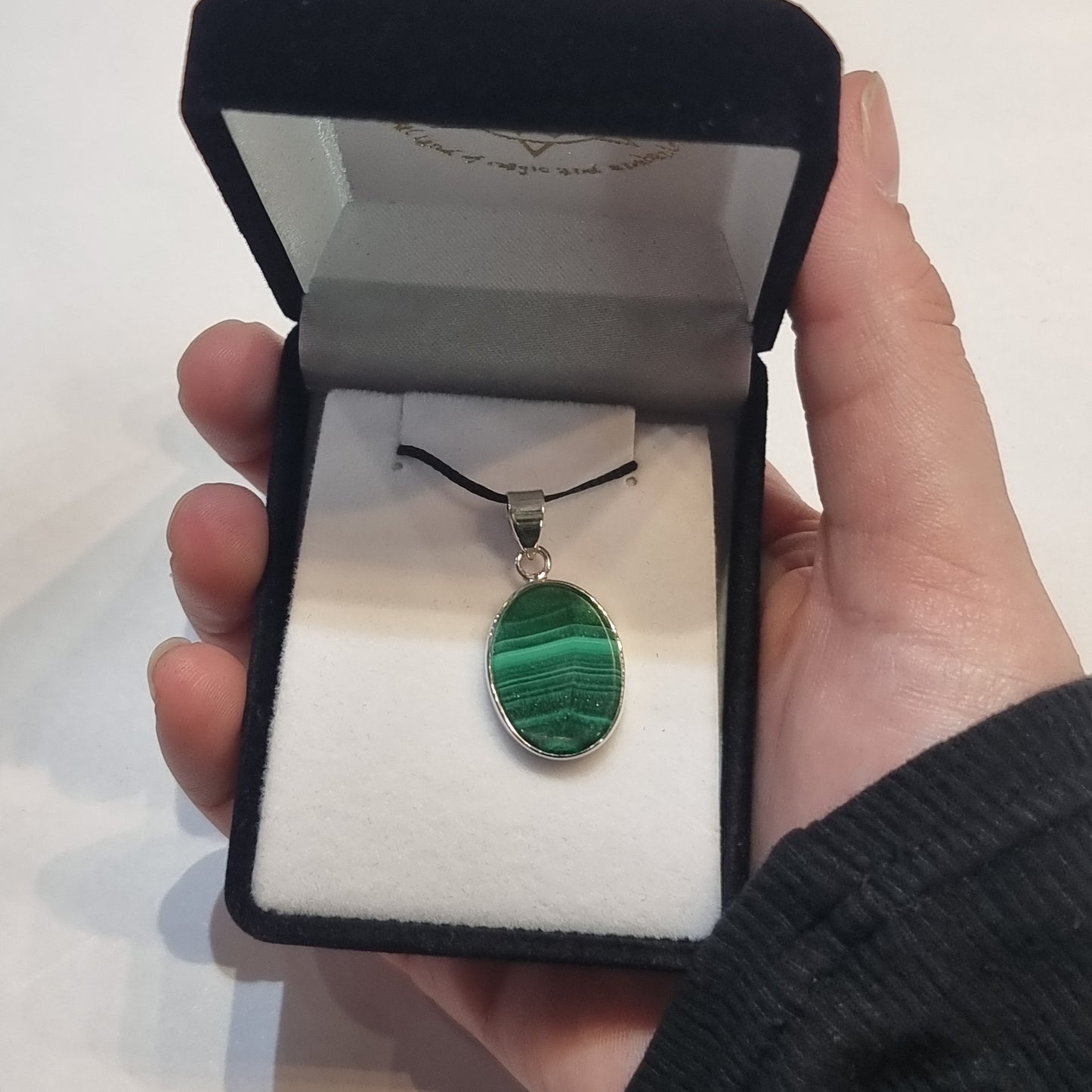Malachite pendant - Rivendell Shop