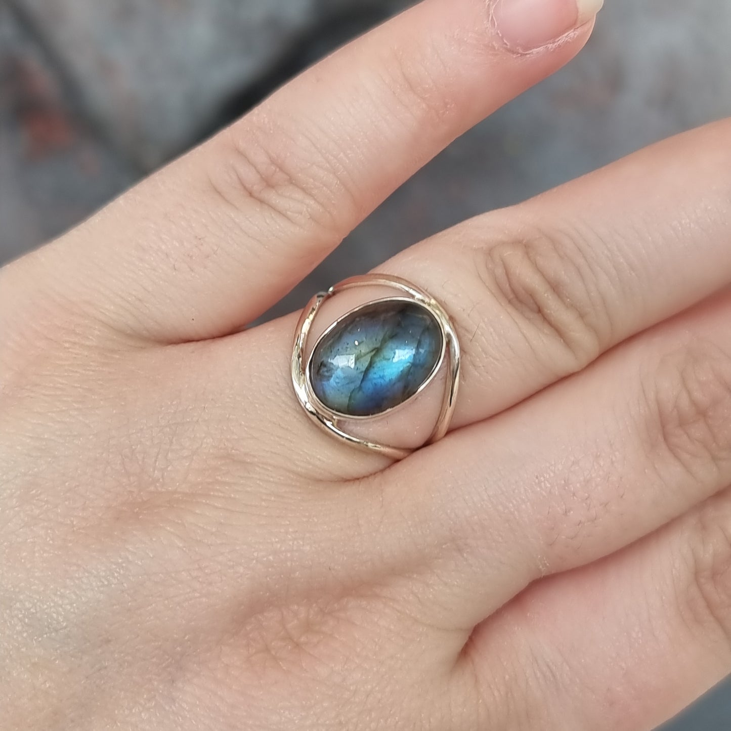 Labradorite ring - Rivendell Shop