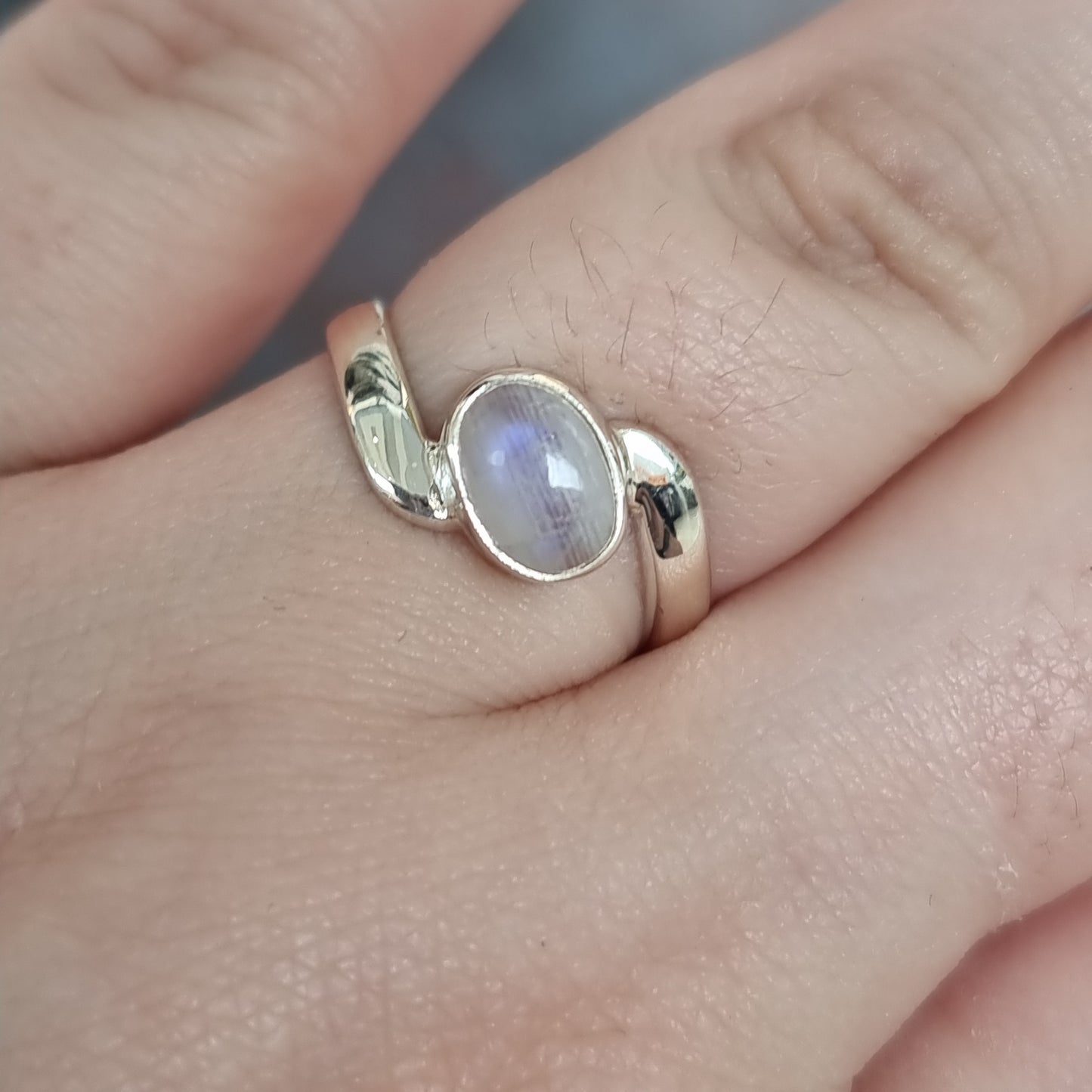 Moonstone ring - Rivendell Shop