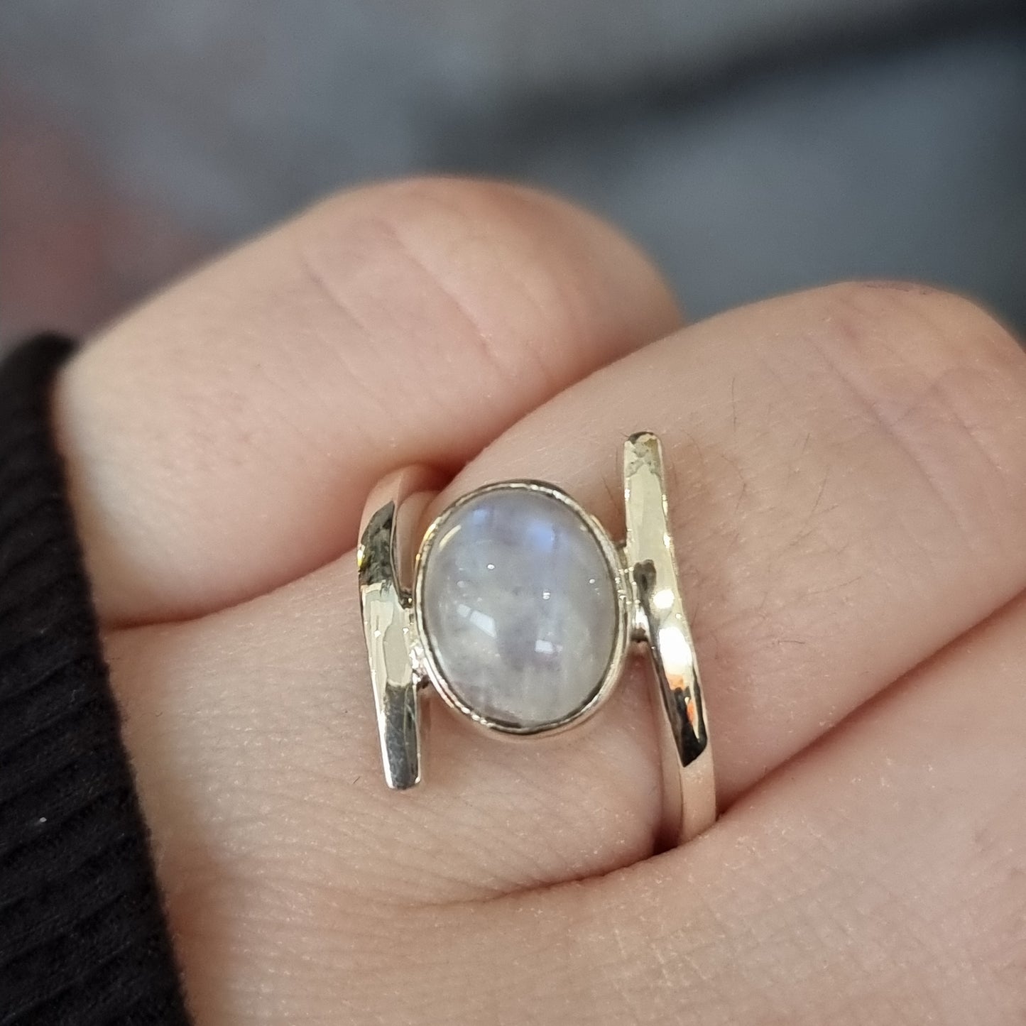 Moonstone ring - Rivendell Shop