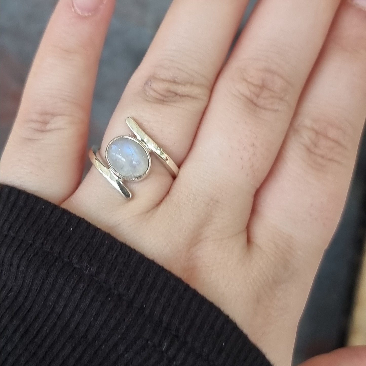 Moonstone ring - Rivendell Shop