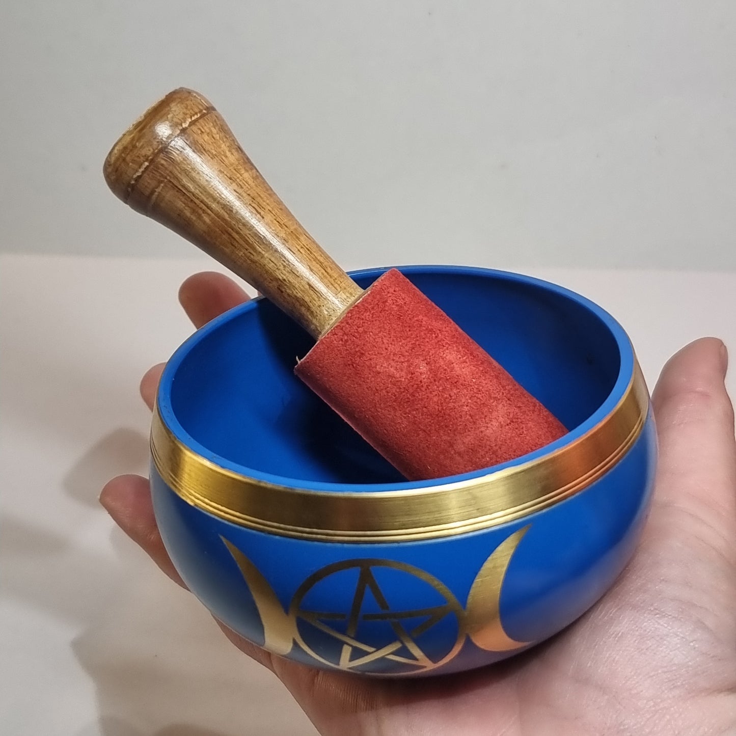 Singing bowl - triple moon - Rivendell Shop