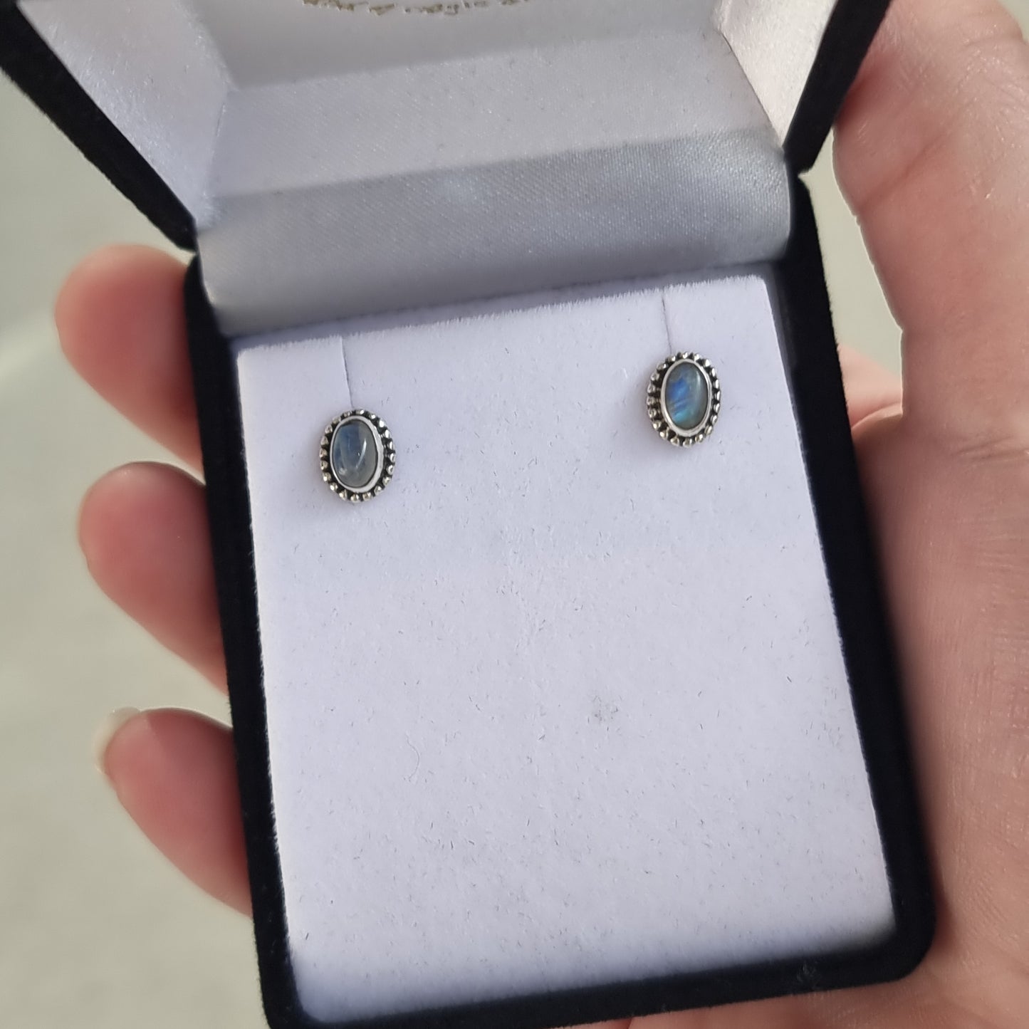 Labradorite studs - Rivendell Shop