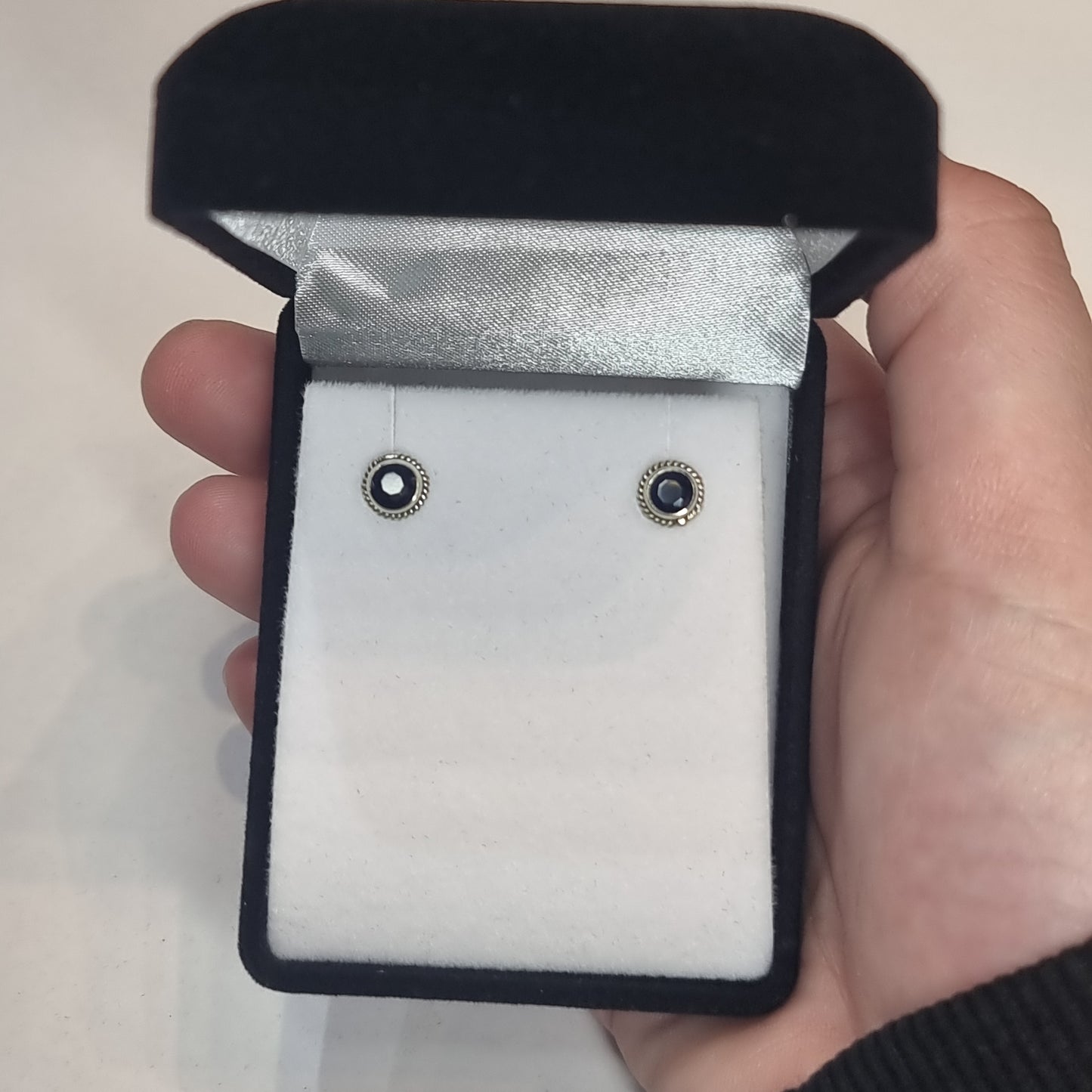 Sapphire studs - Rivendell Shop