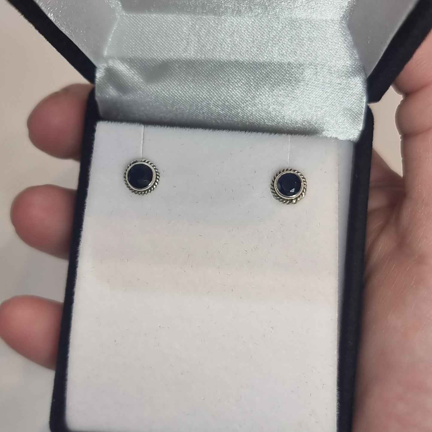 Sapphire studs - Rivendell Shop