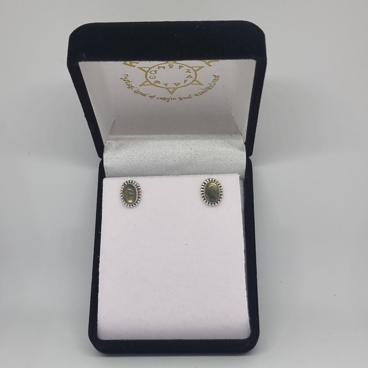 Labradorite studs - Rivendell Shop