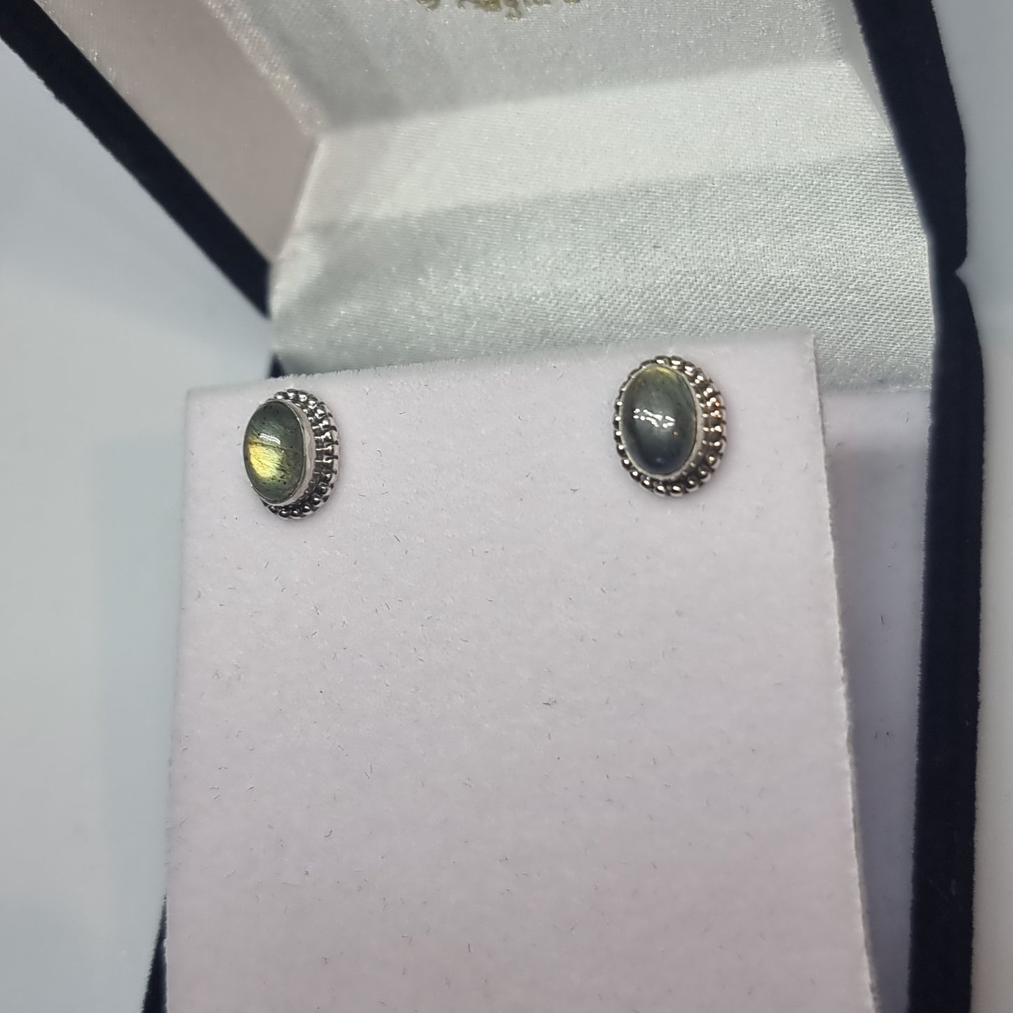 Labradorite studs - Rivendell Shop