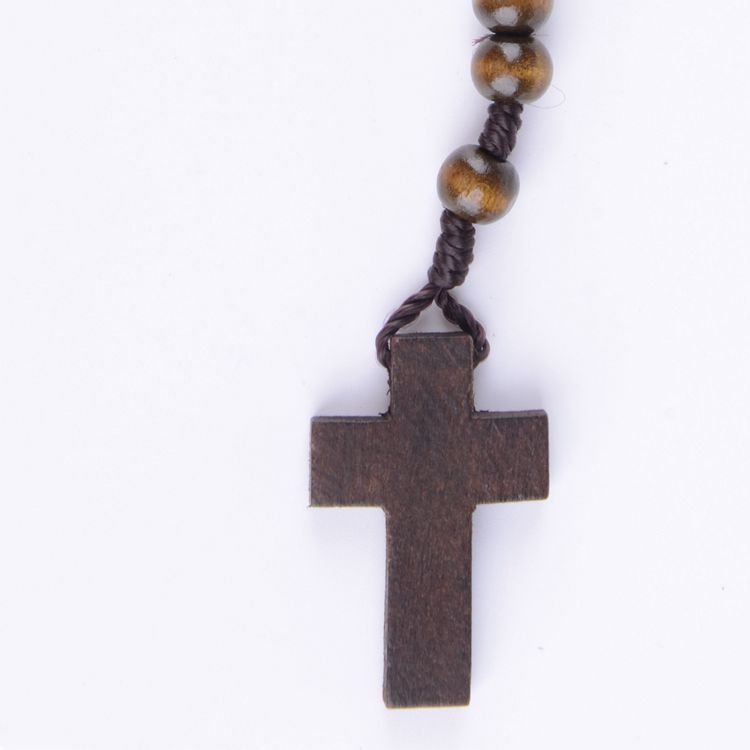 Classic Wooden Rosary with Cross - Rivendell Shop