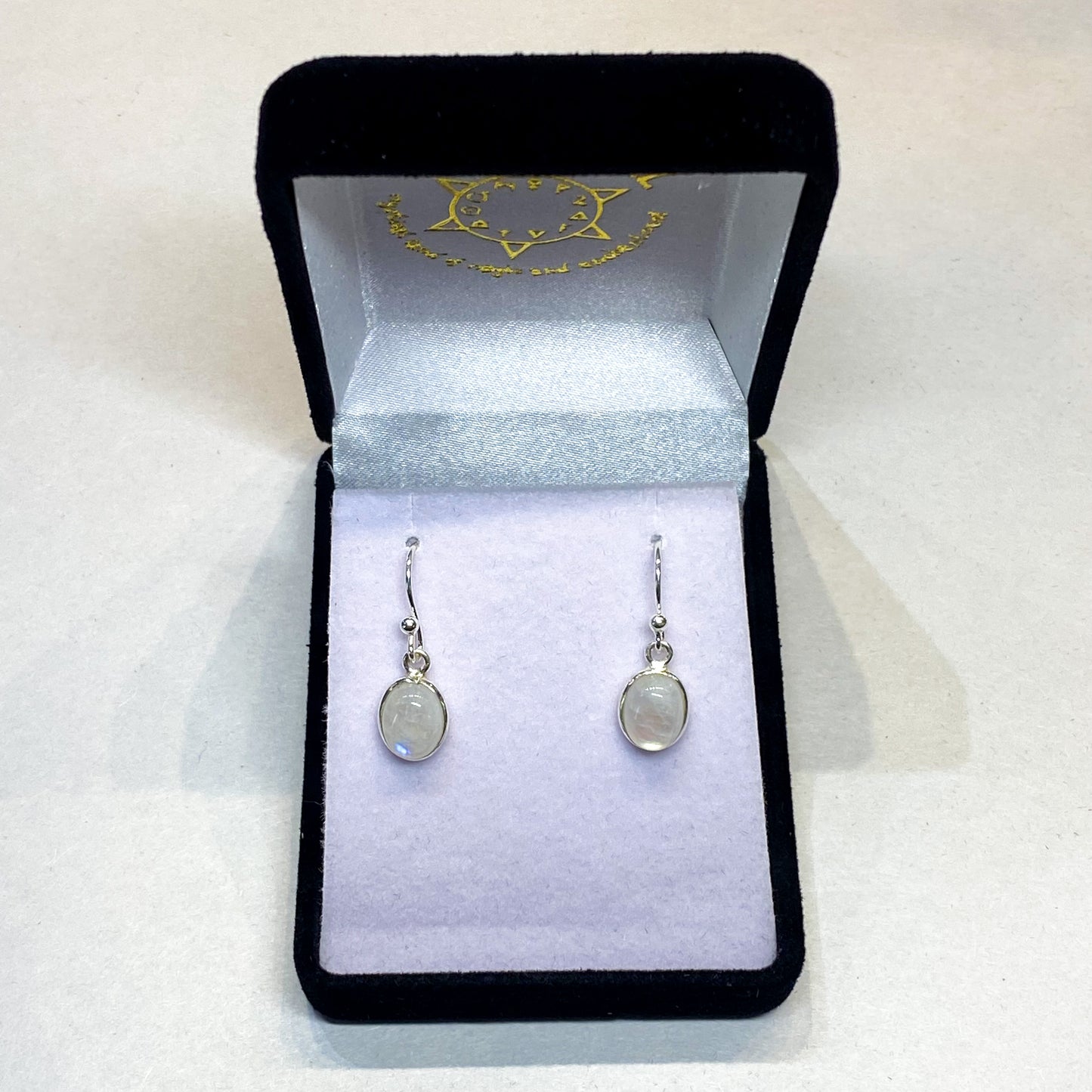 Moonstone Earrings - Oval - Rivendell Shop