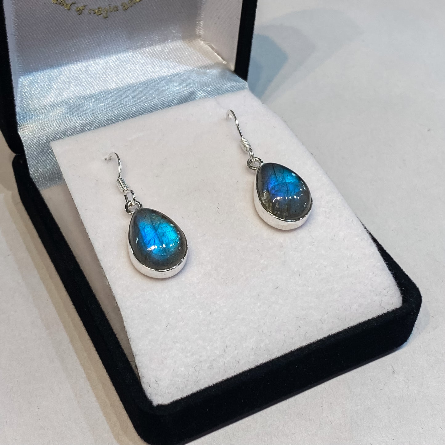 Labradorite Earrings - Teardrop - Rivendell Shop