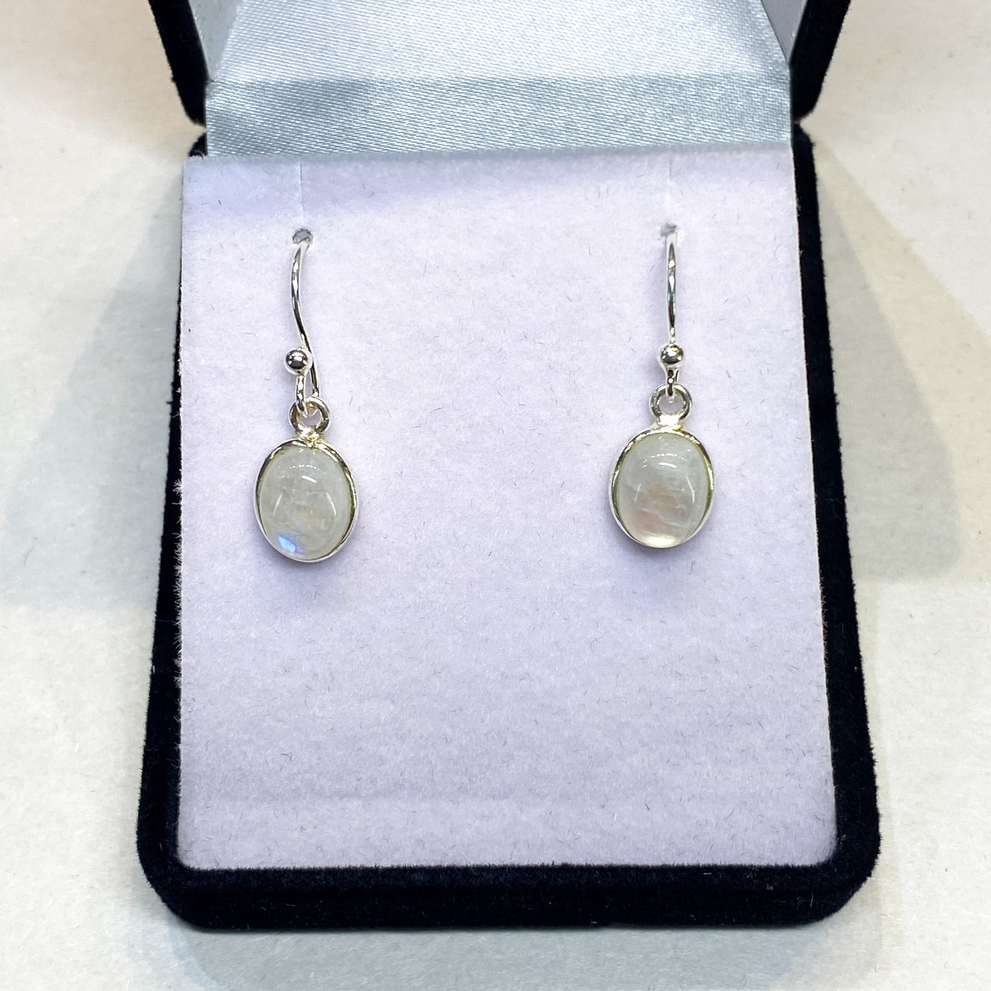 Moonstone Earrings - Oval - Rivendell Shop