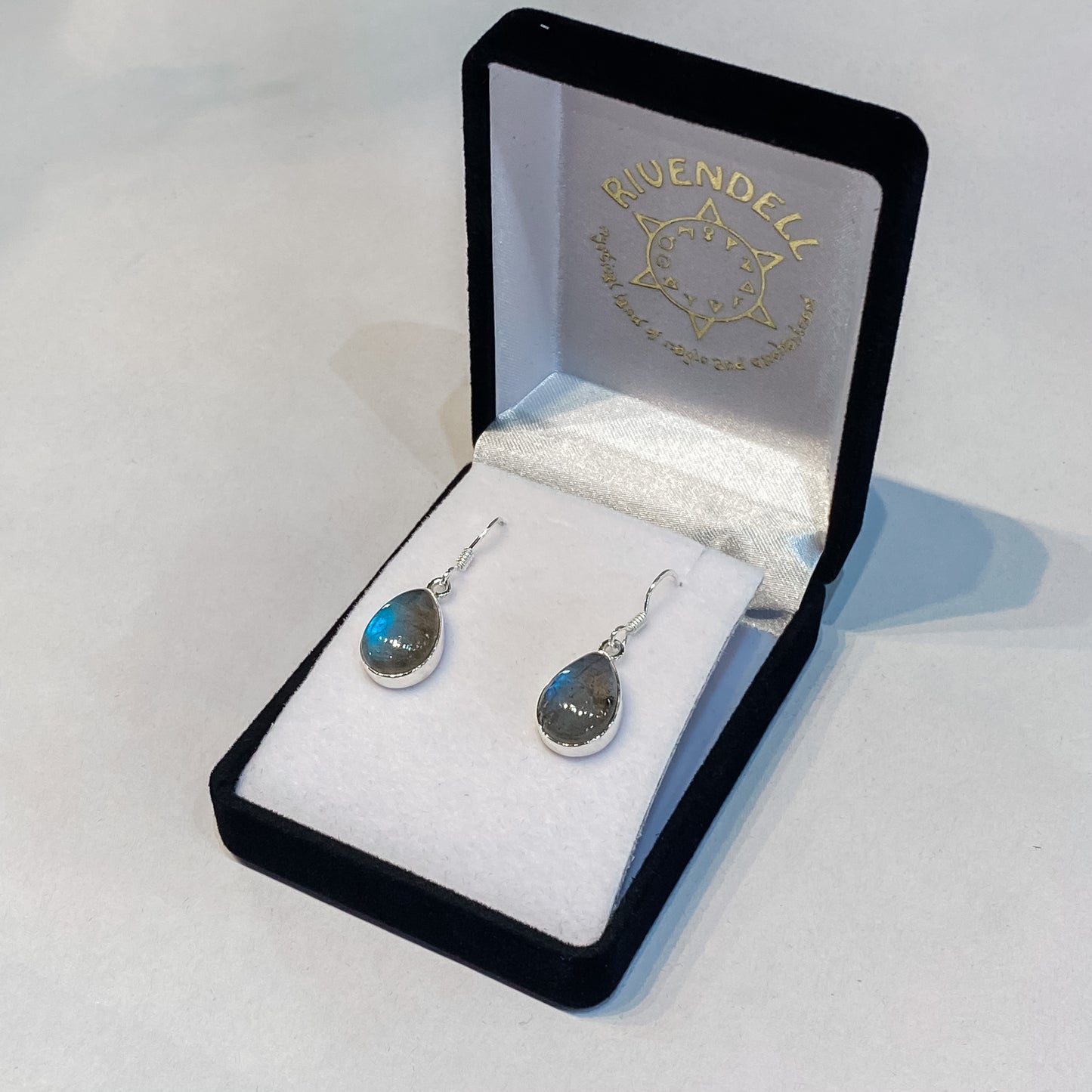 Labradorite Earrings - Teardrop - Rivendell Shop