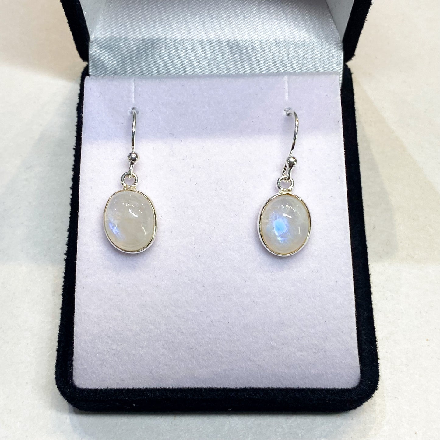 Moonstone Earrings - Oval - Rivendell Shop