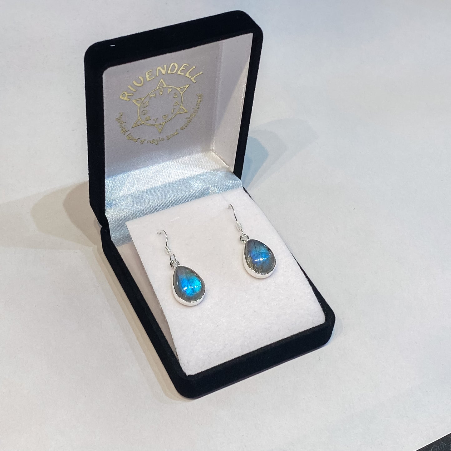 Labradorite Earrings - Teardrop - Rivendell Shop