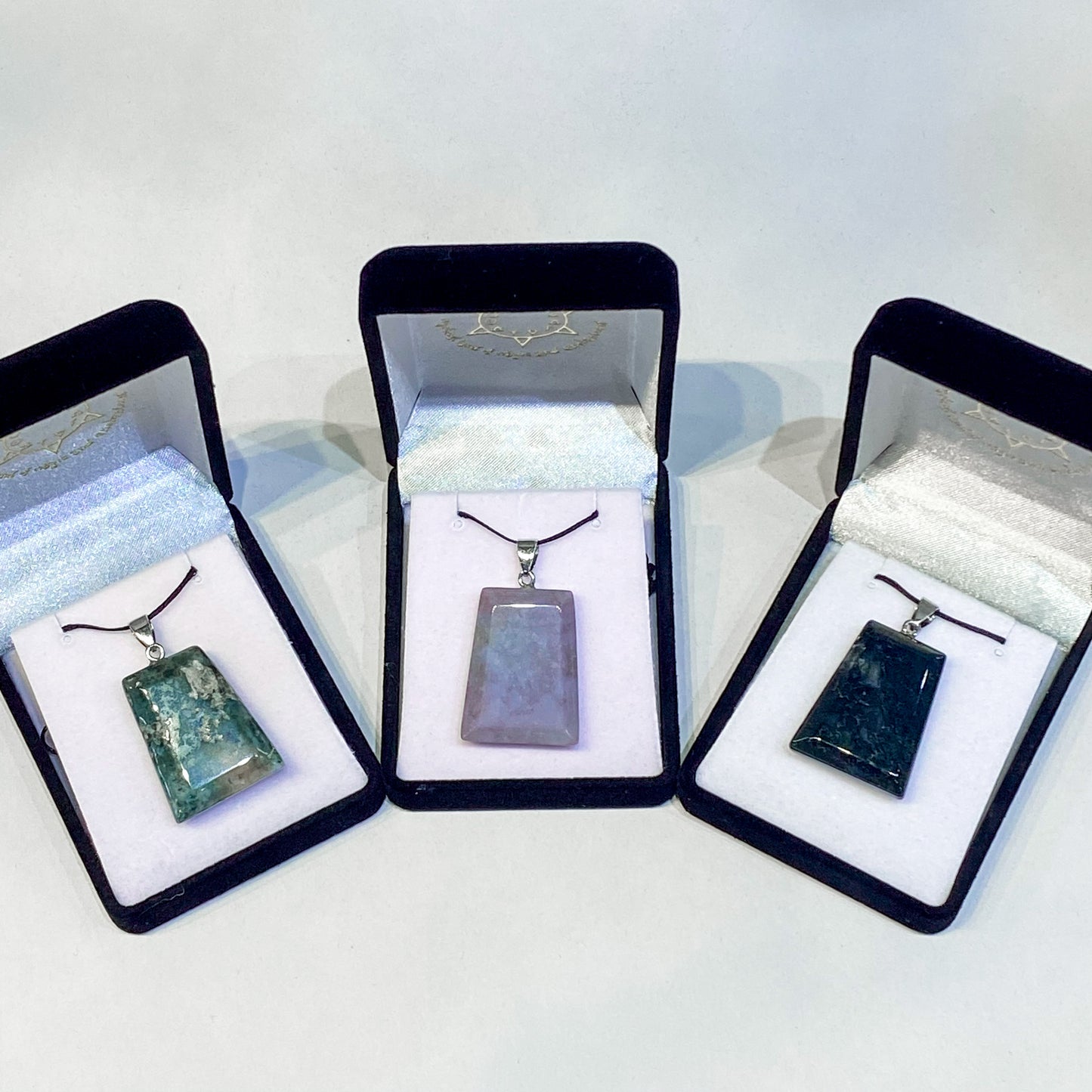 Moss Agate Pendant - Rivendell Shop