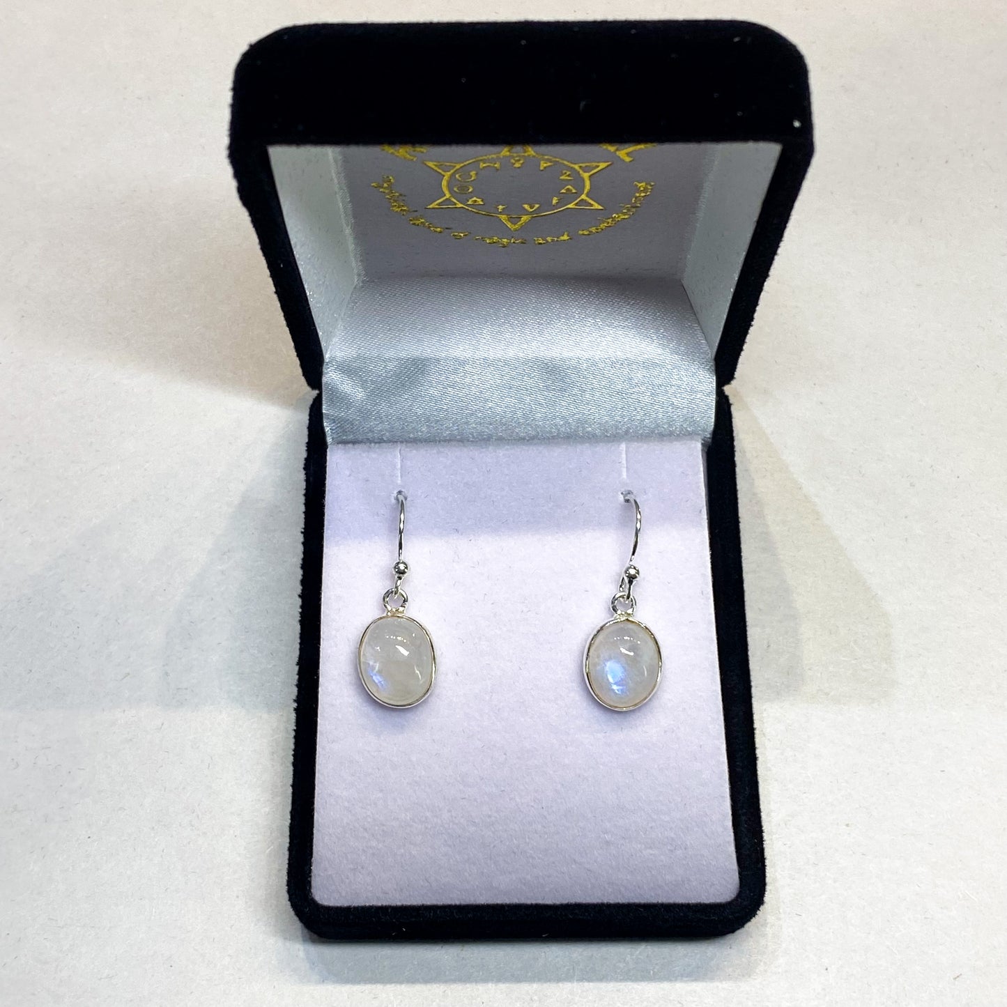 Moonstone Earrings - Oval - Rivendell Shop