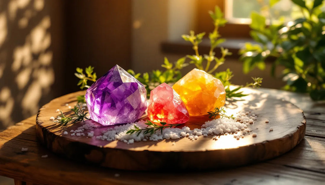 How to Cleanse and Charge Your Crystals