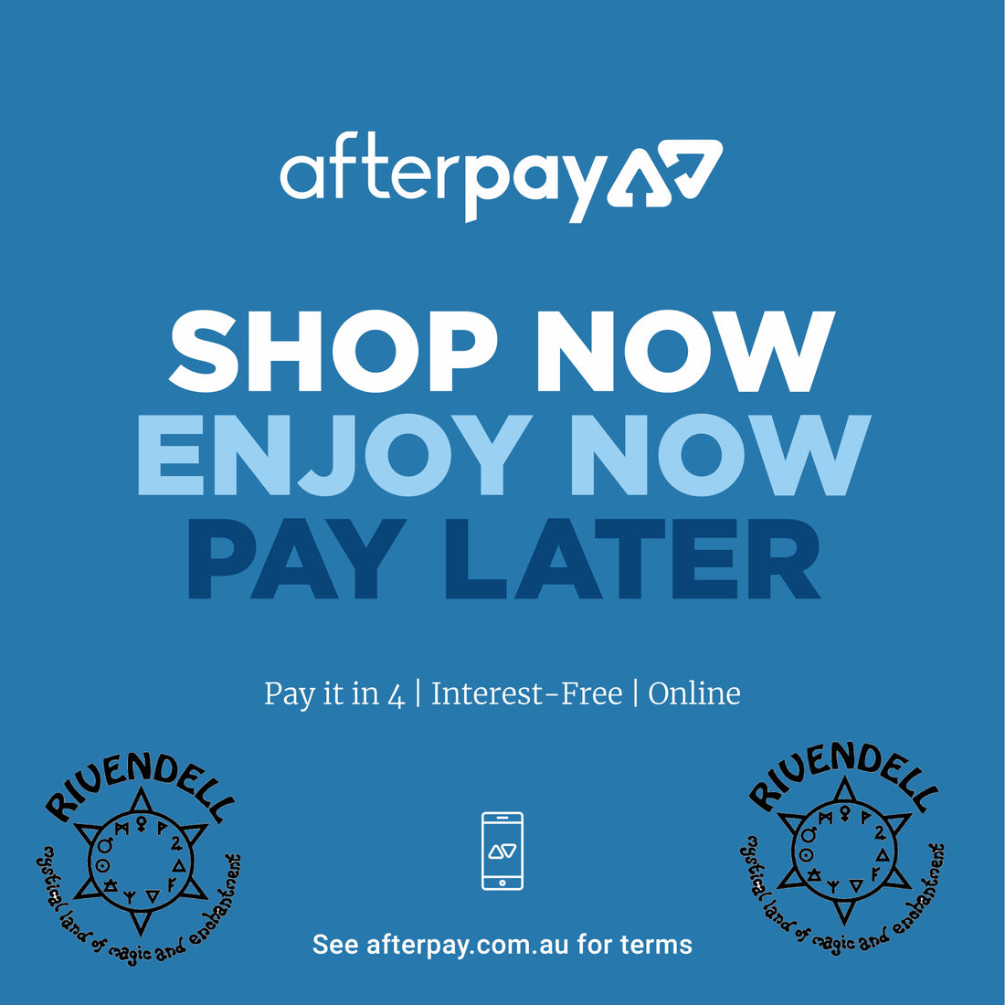 we now accept afterpay