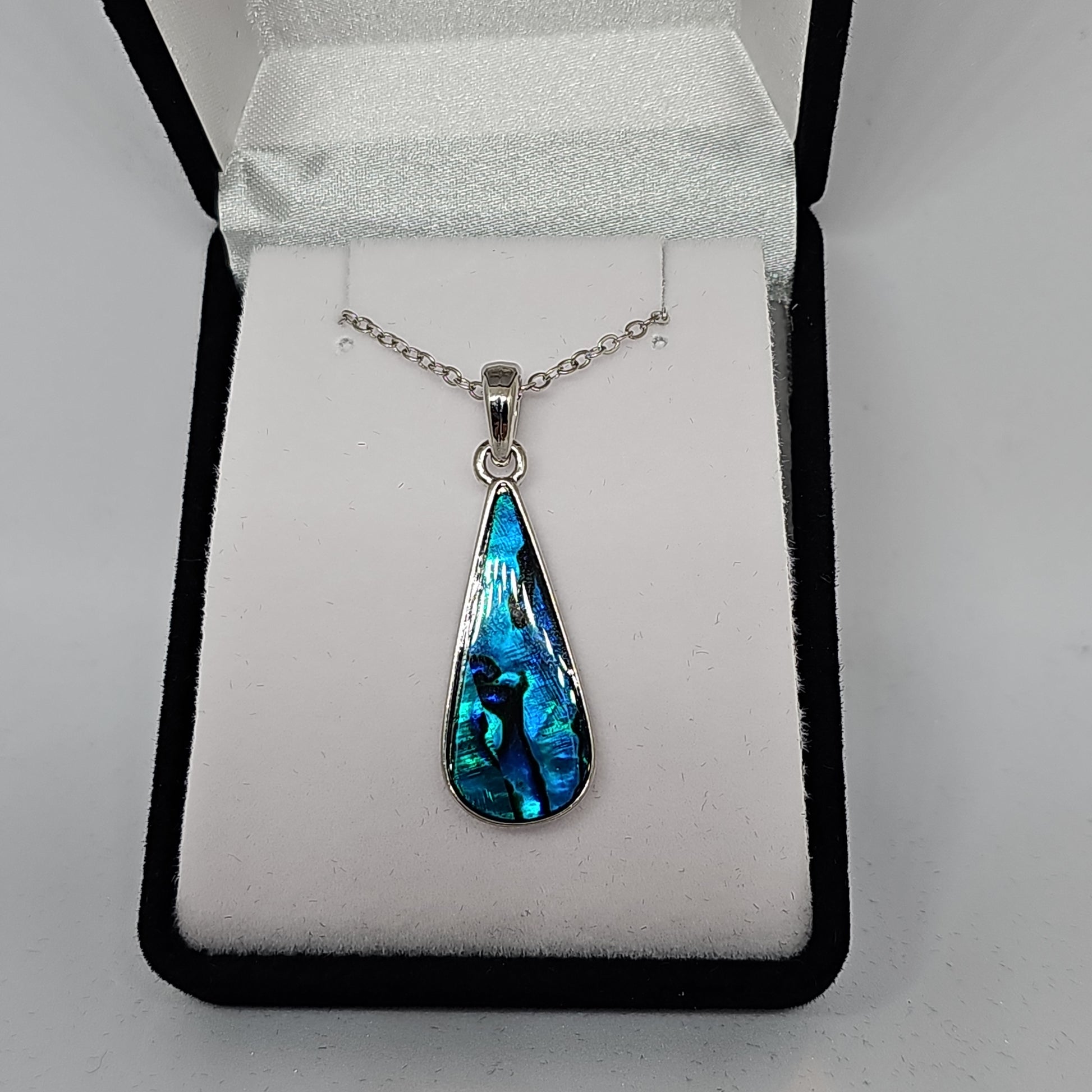 Paua drop pendant - Rivendell Shop