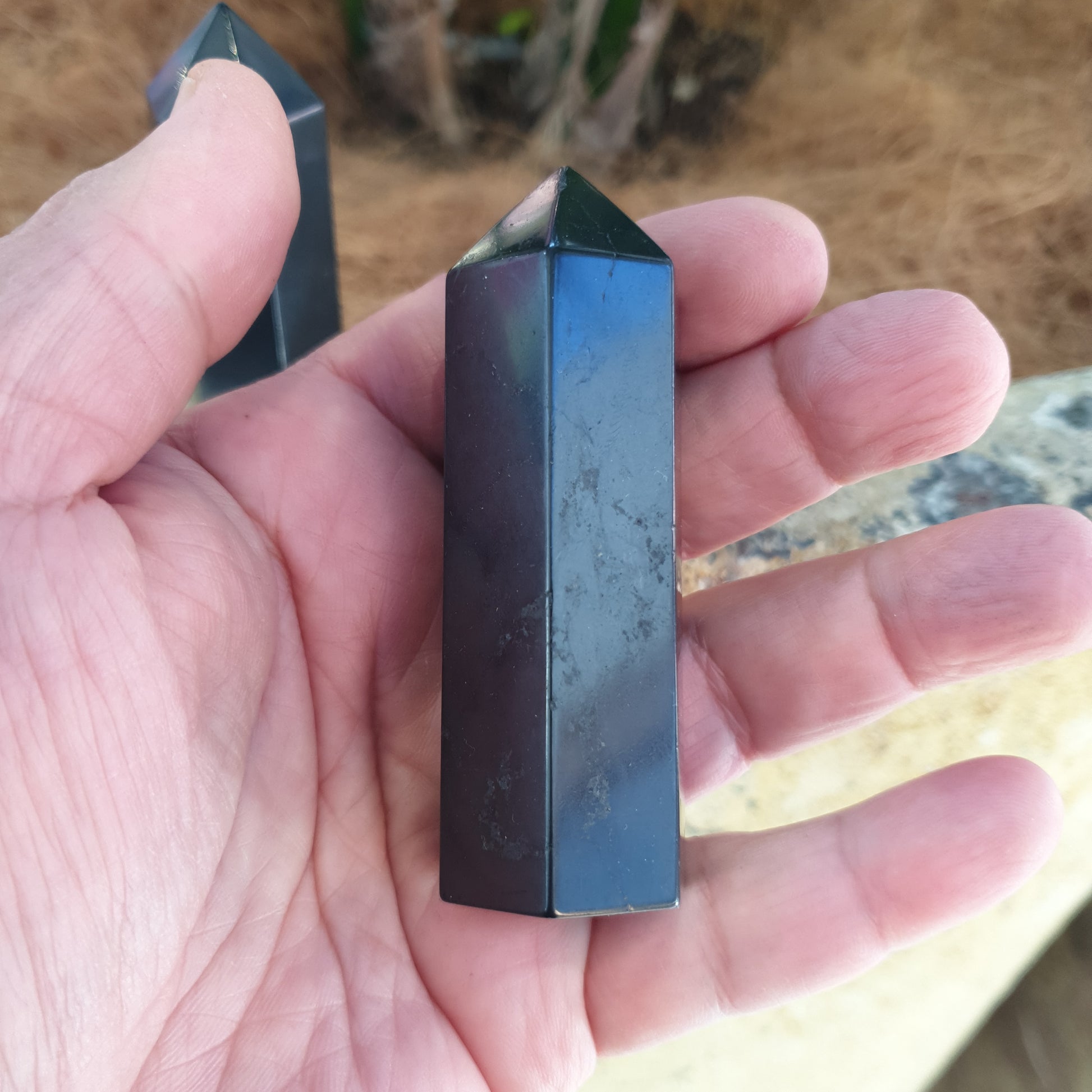 Shungite Polished Point - Rivendell Shop