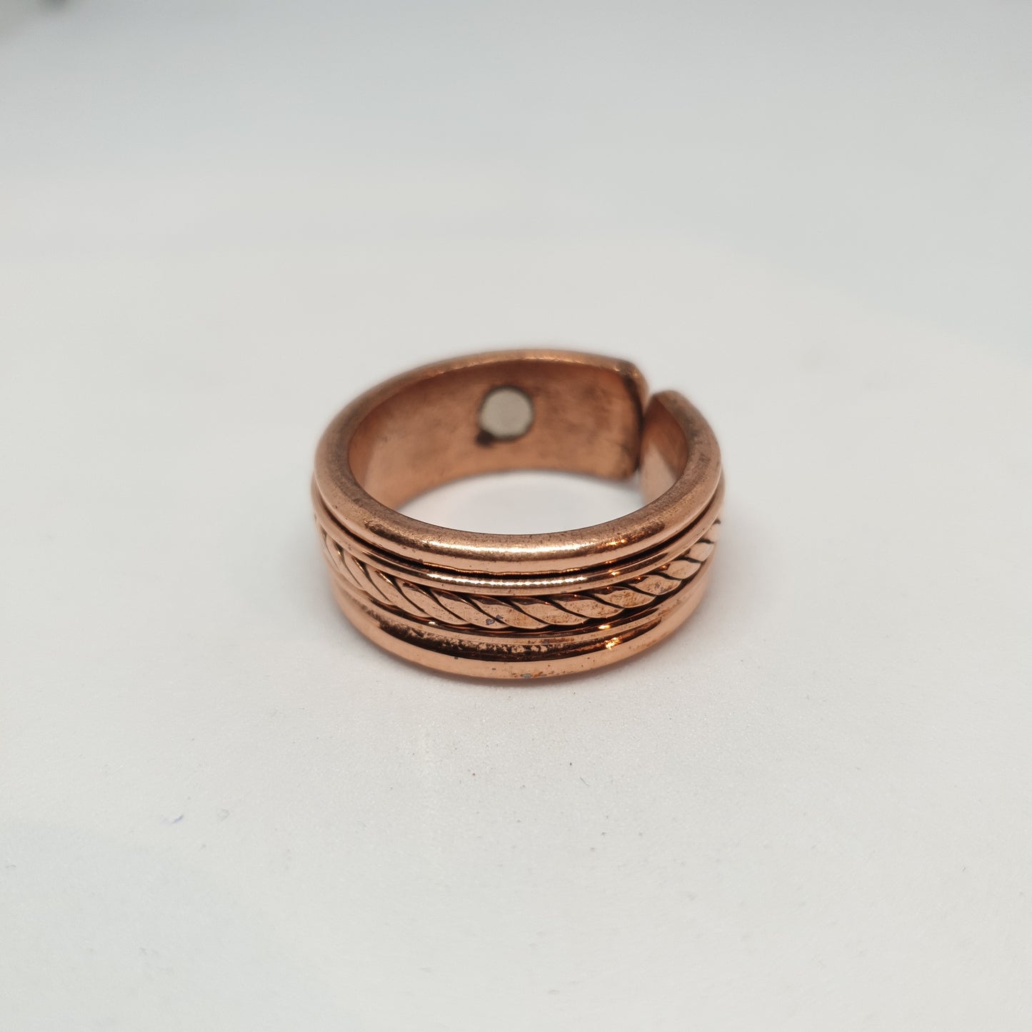 Woven Pattern Copper Magnetic Ring - Rivendell Shop