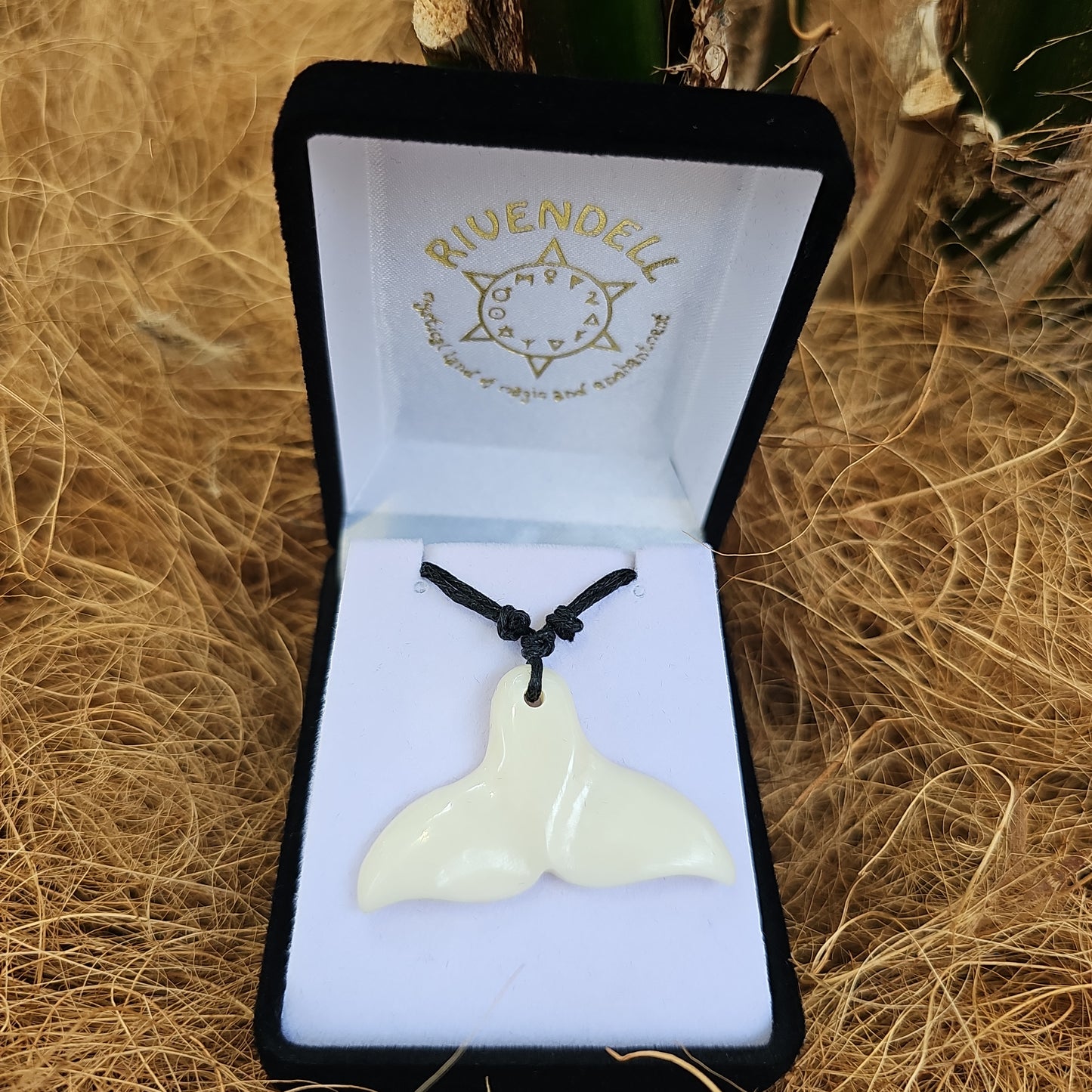 Whale Tail Bone Carving - Rivendell Shop