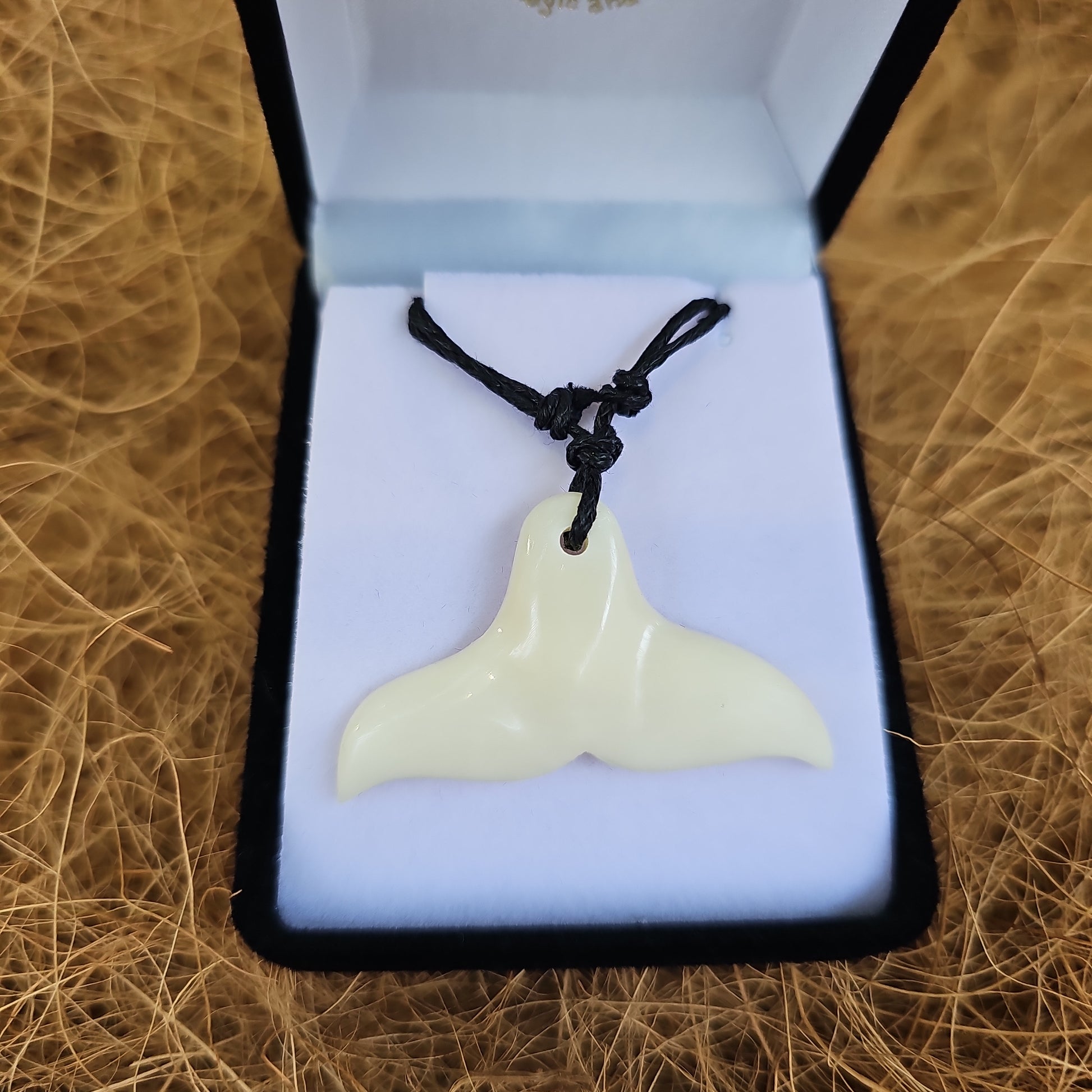 Whale Tail Bone Carving - Rivendell Shop