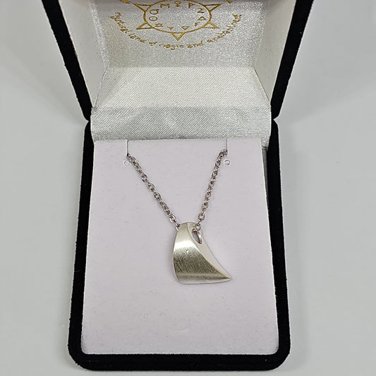 Sterling Silver Pendant w Stainless Steel Chain - Rivendell Shop