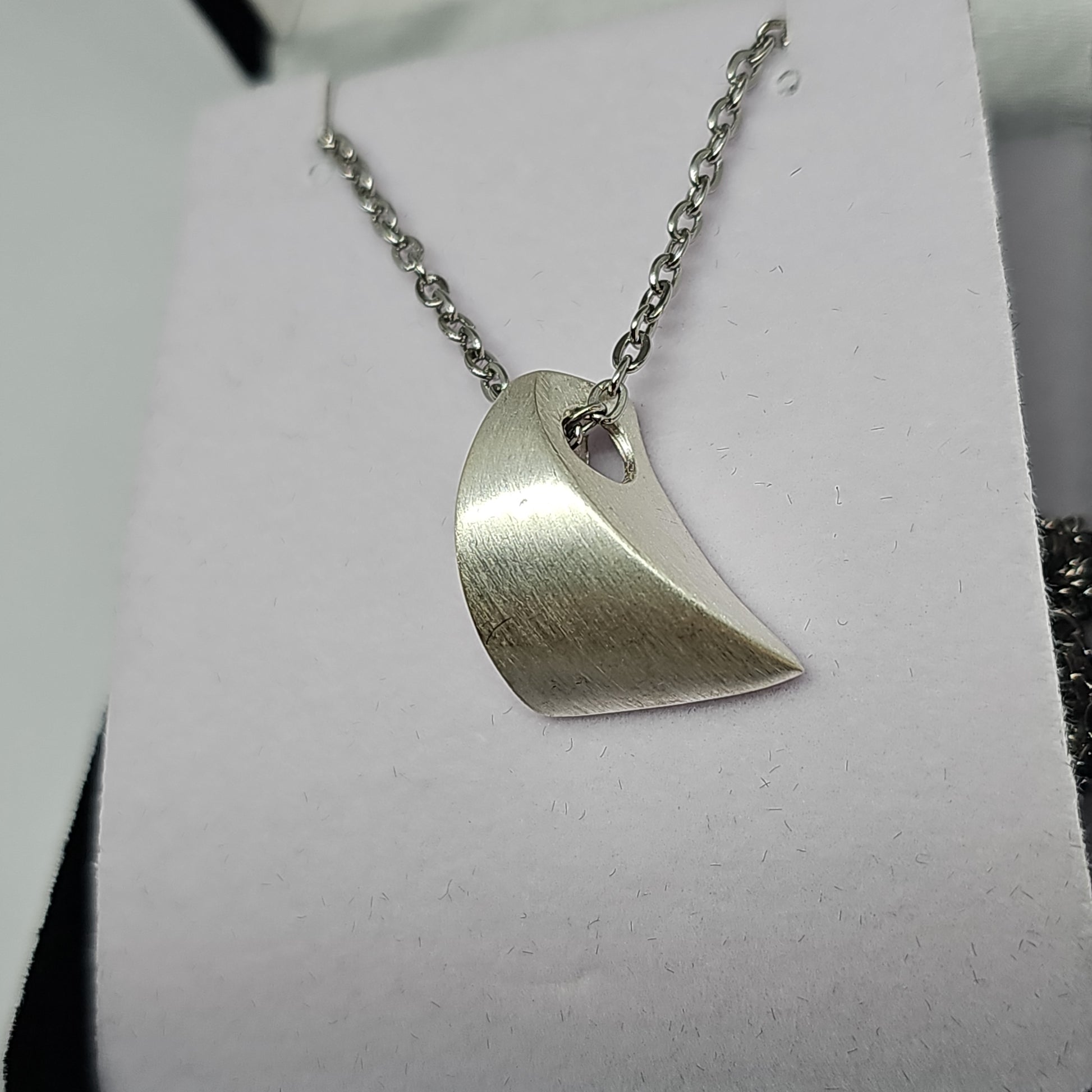 Sterling Silver Pendant w Stainless Steel Chain - Rivendell Shop