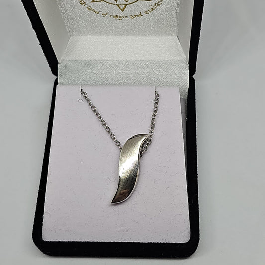 Sterling Silver Pendant w Stainless Steel Chain - Rivendell Shop