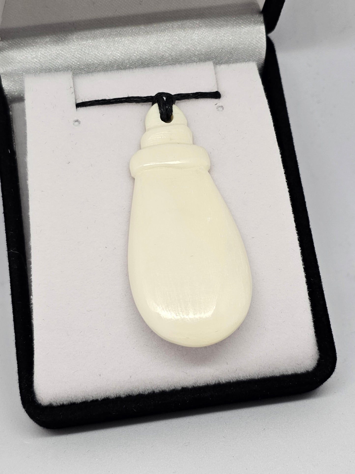 Handcarved Bone Pendant - Rivendell Shop