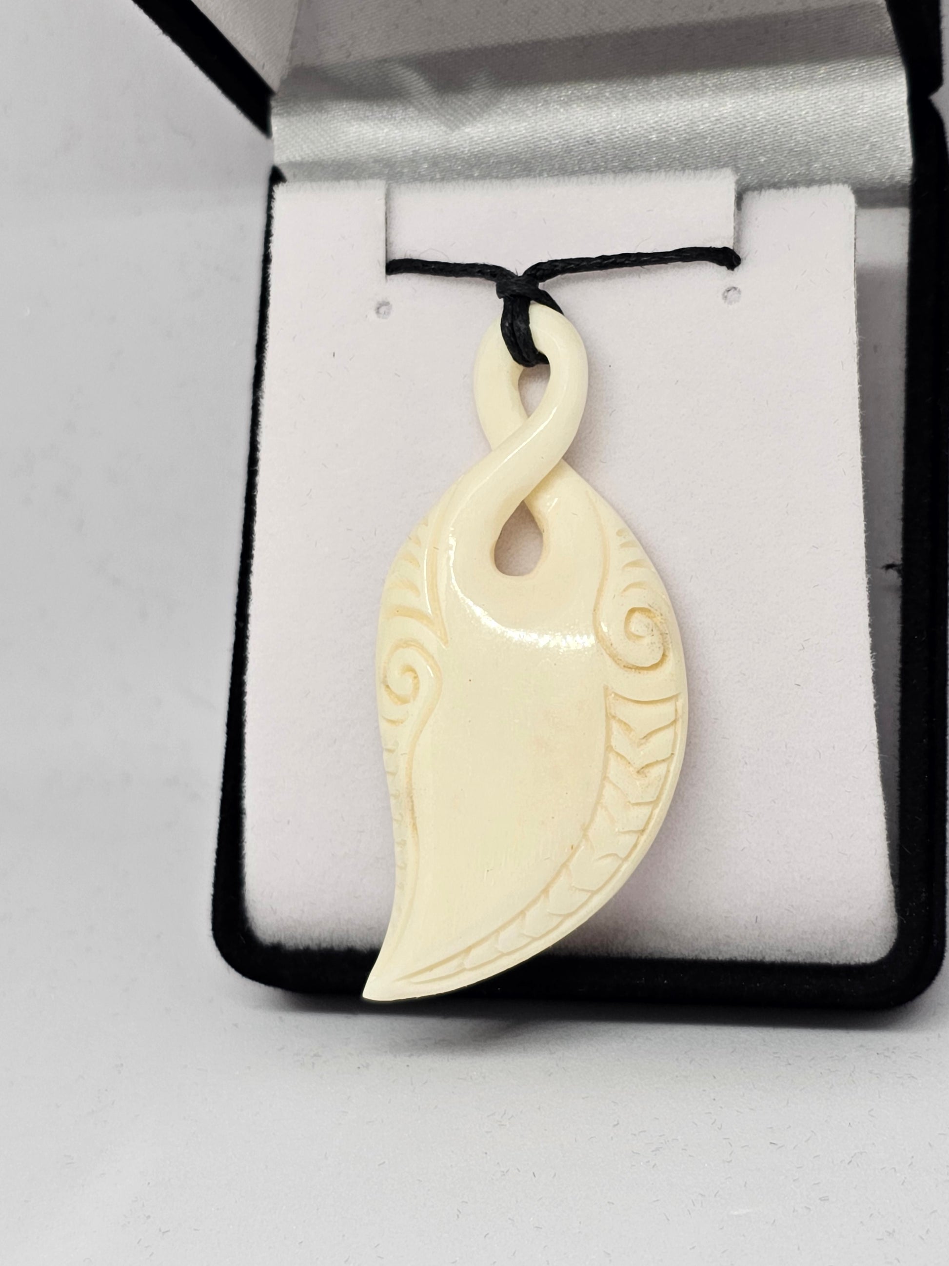 Handcarved Bone Pendant - Rivendell Shop