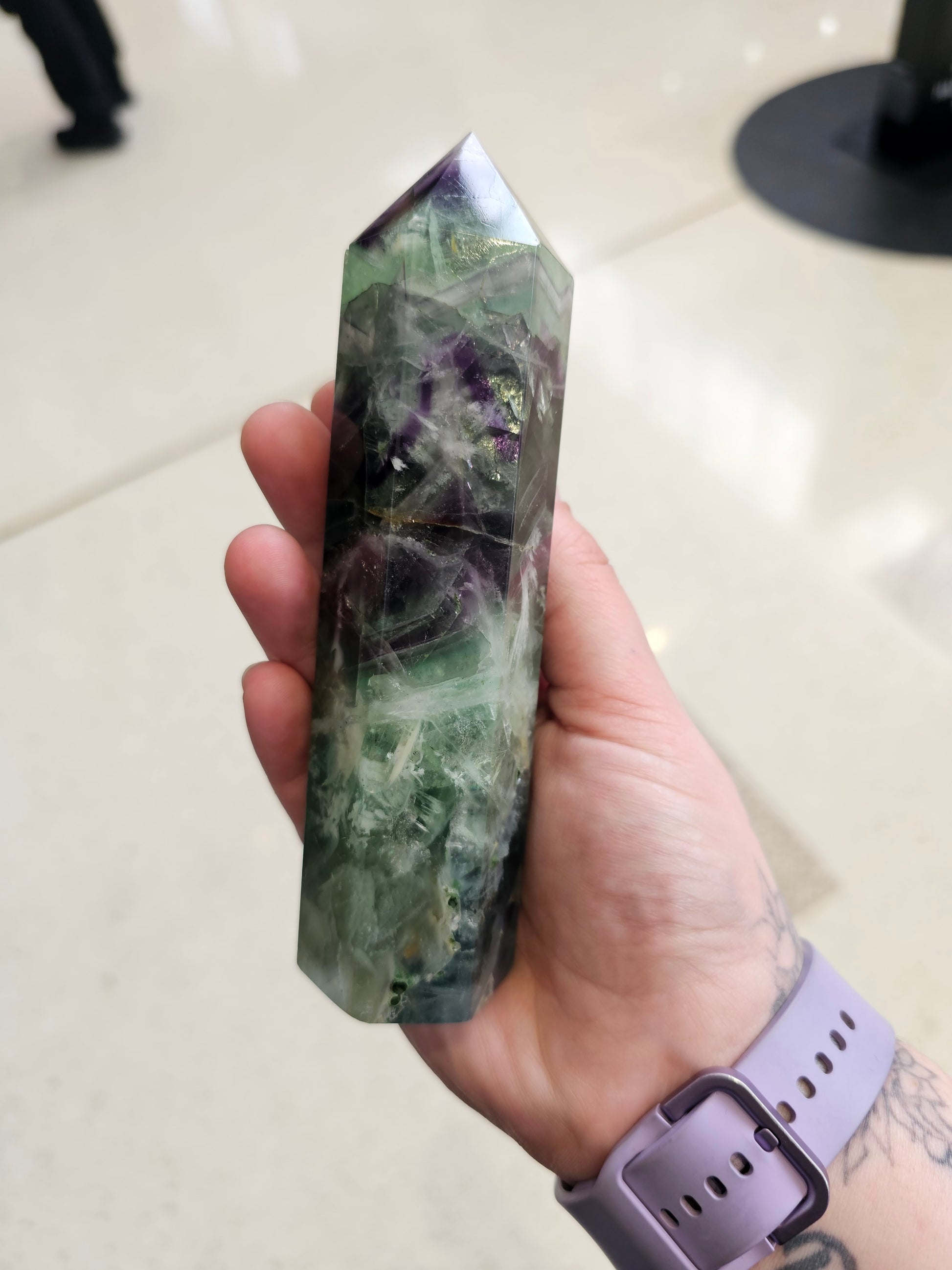 Fluorite Crystal Point - Rivendell Shop