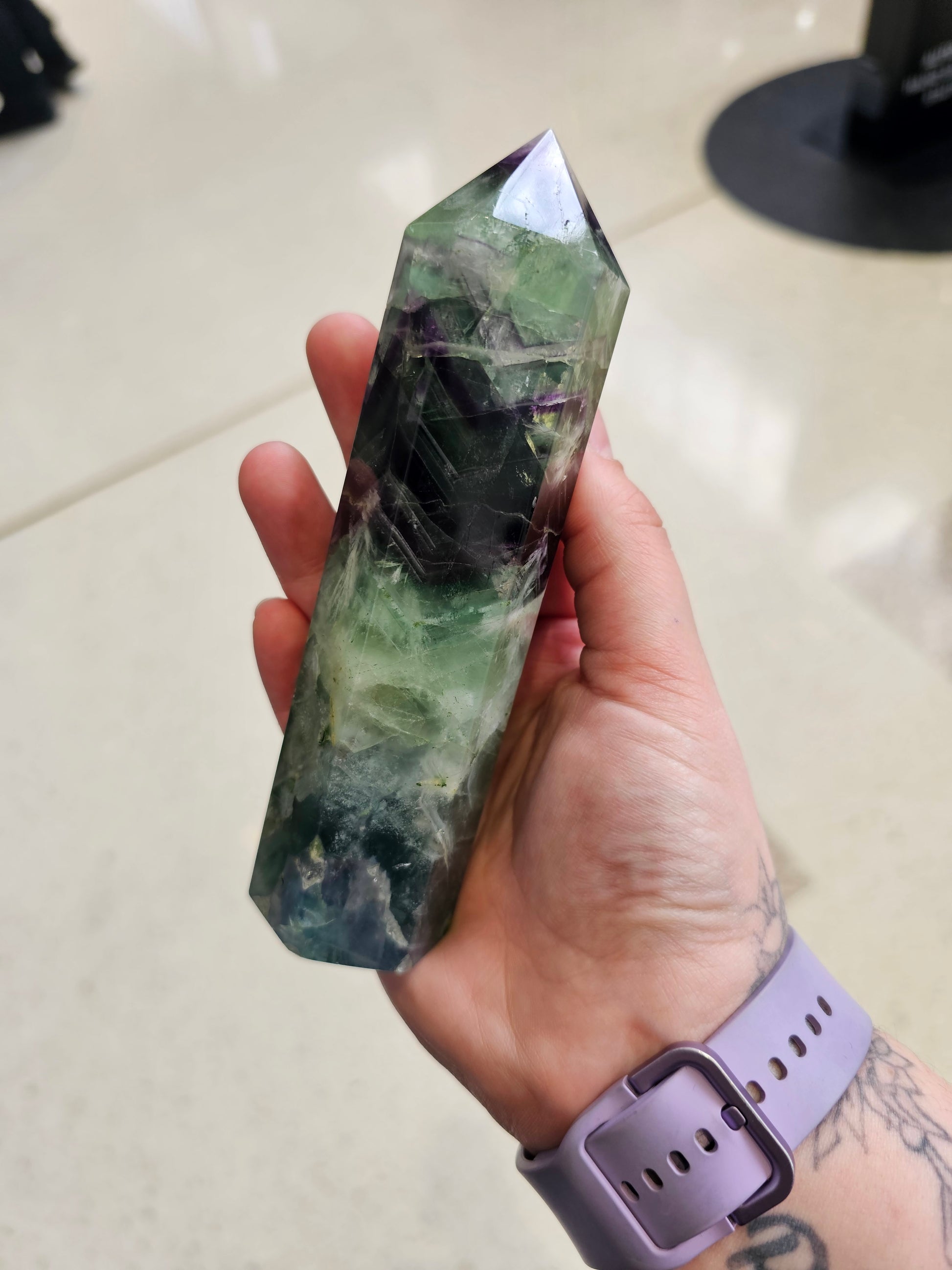 Fluorite Crystal Point - Rivendell Shop