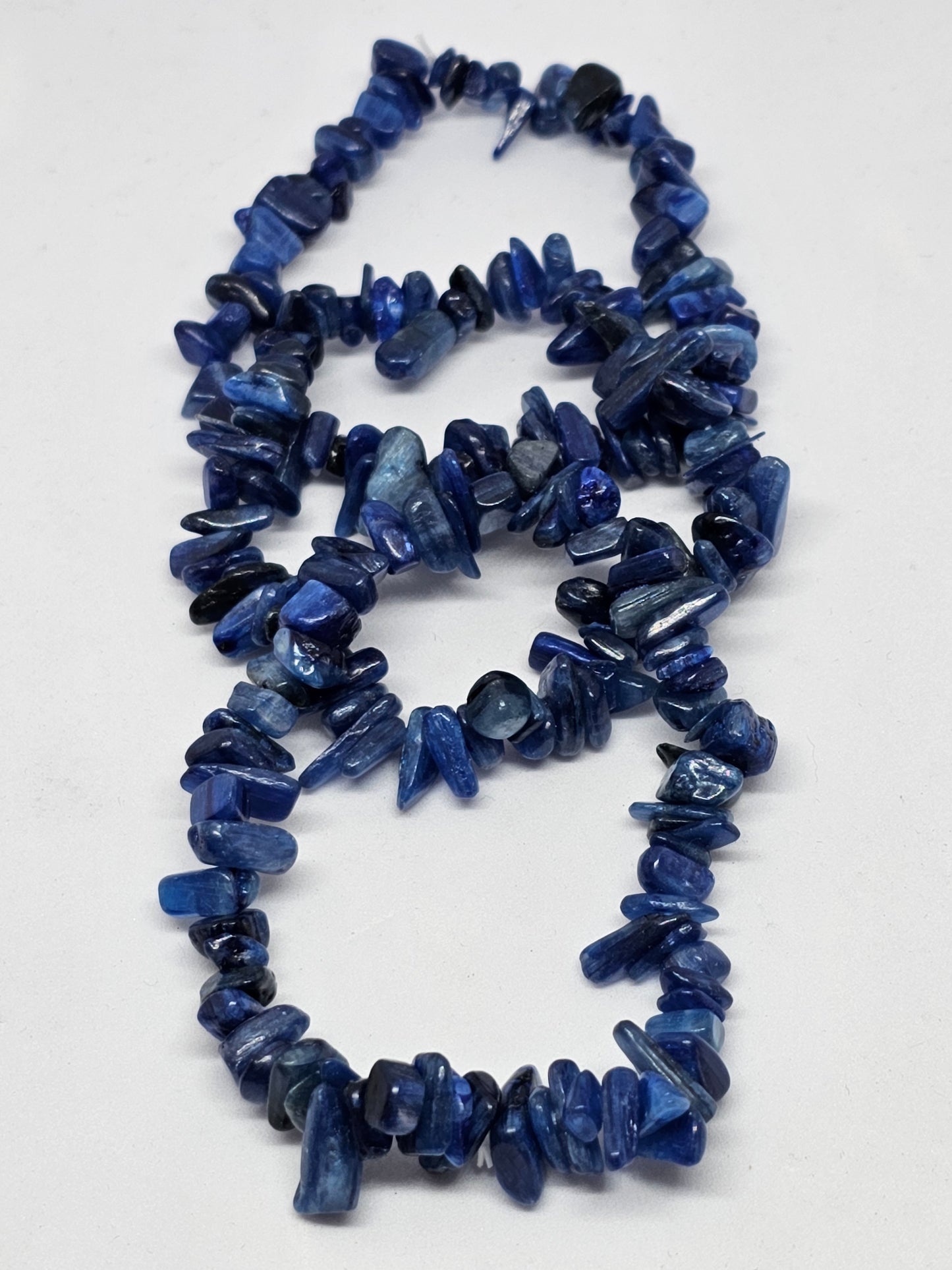 Blue Kyanite Chip Crystal Bracelet - Rivendell Shop