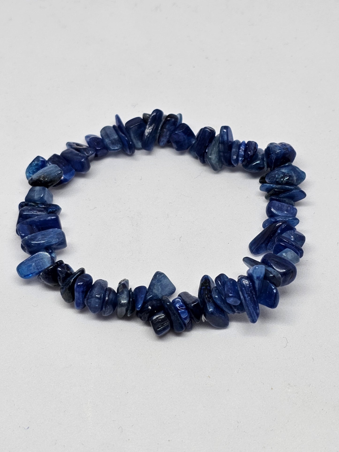 Blue Kyanite Chip Crystal Bracelet - Rivendell Shop