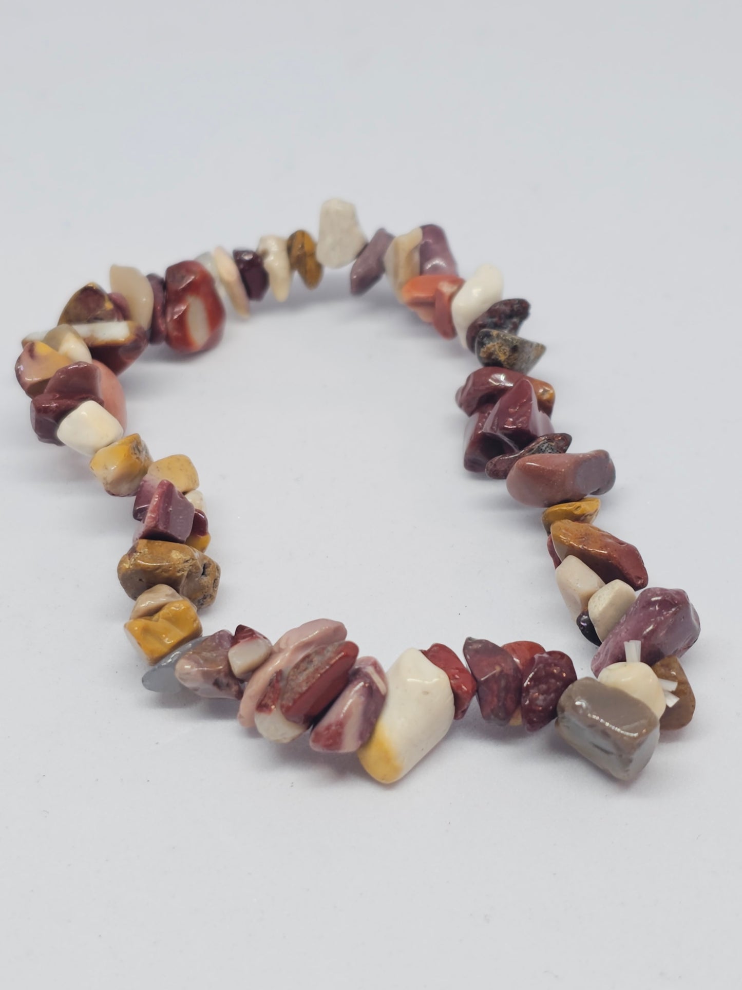 Mookaite Jasper Chip Crystal Bracelet - Rivendell Shop