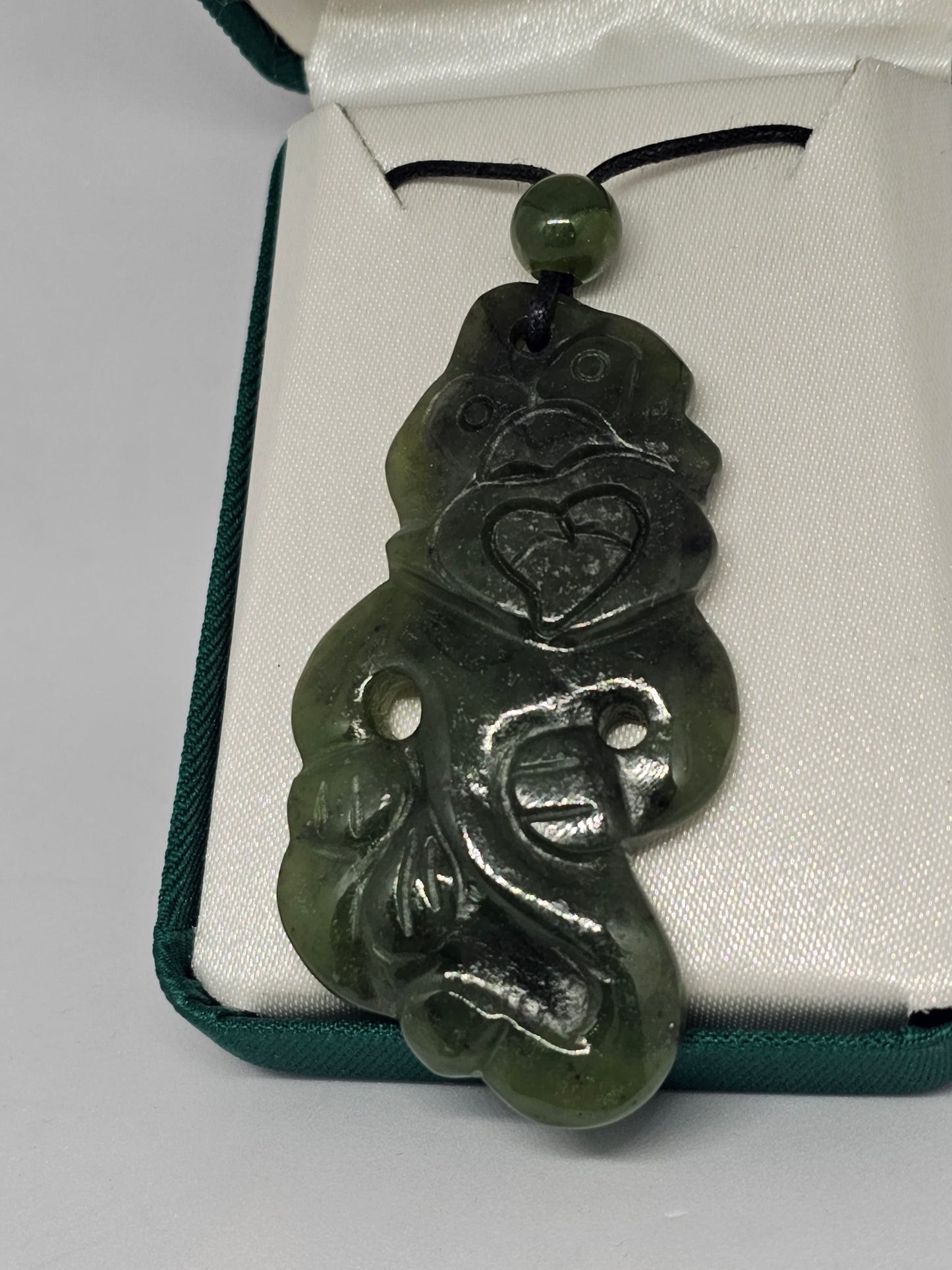 Greenstone Tiki Pendant - Rivendell Shop