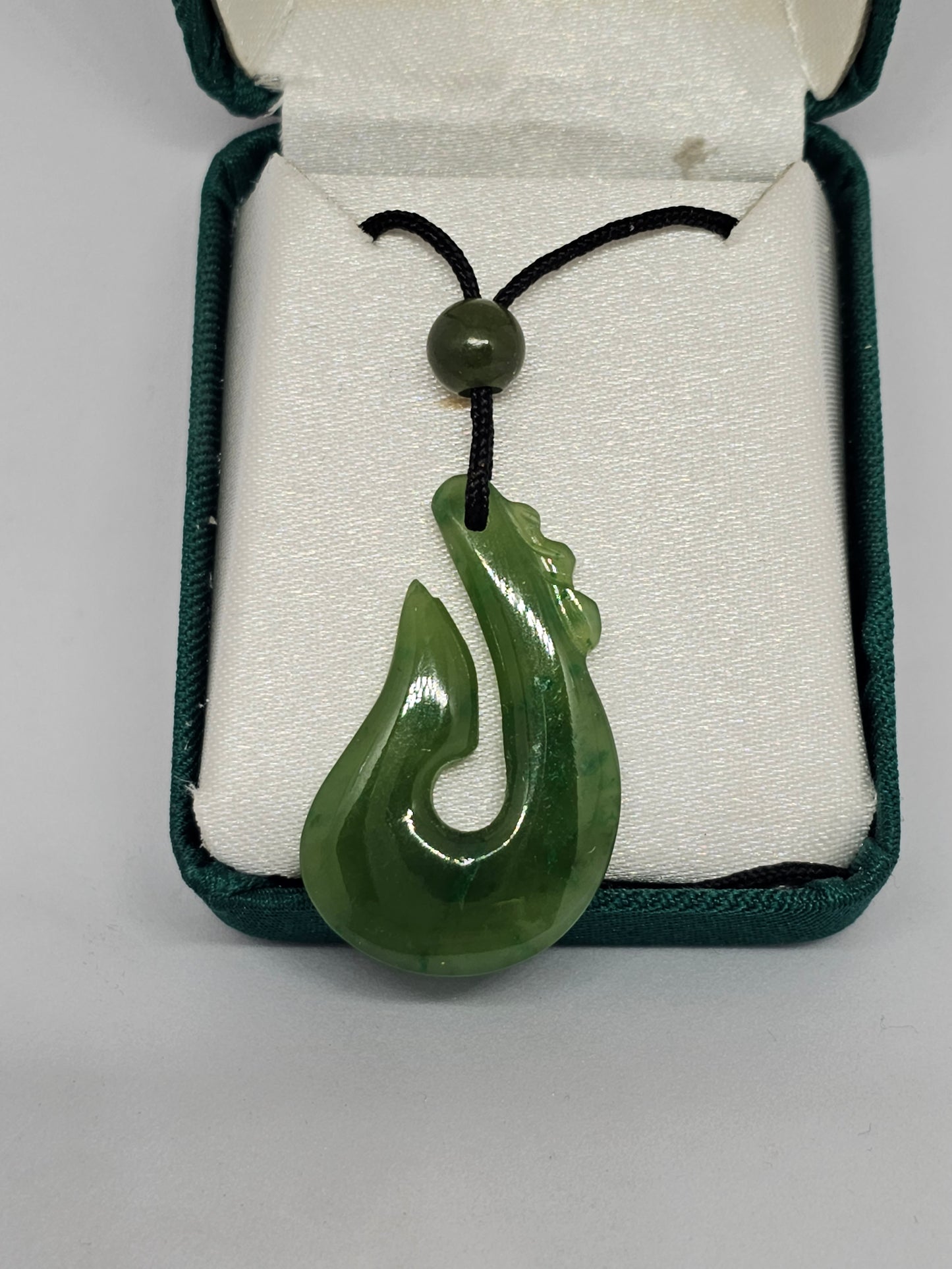 Greenstone Hei Matau Pendant - Rivendell Shop