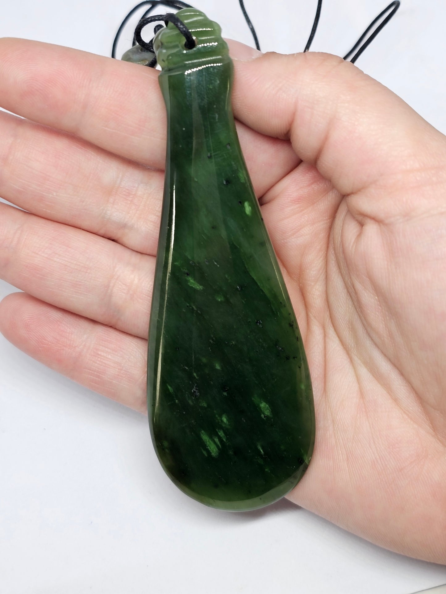 Greenstone Patu/Club Pendant - Rivendell Shop